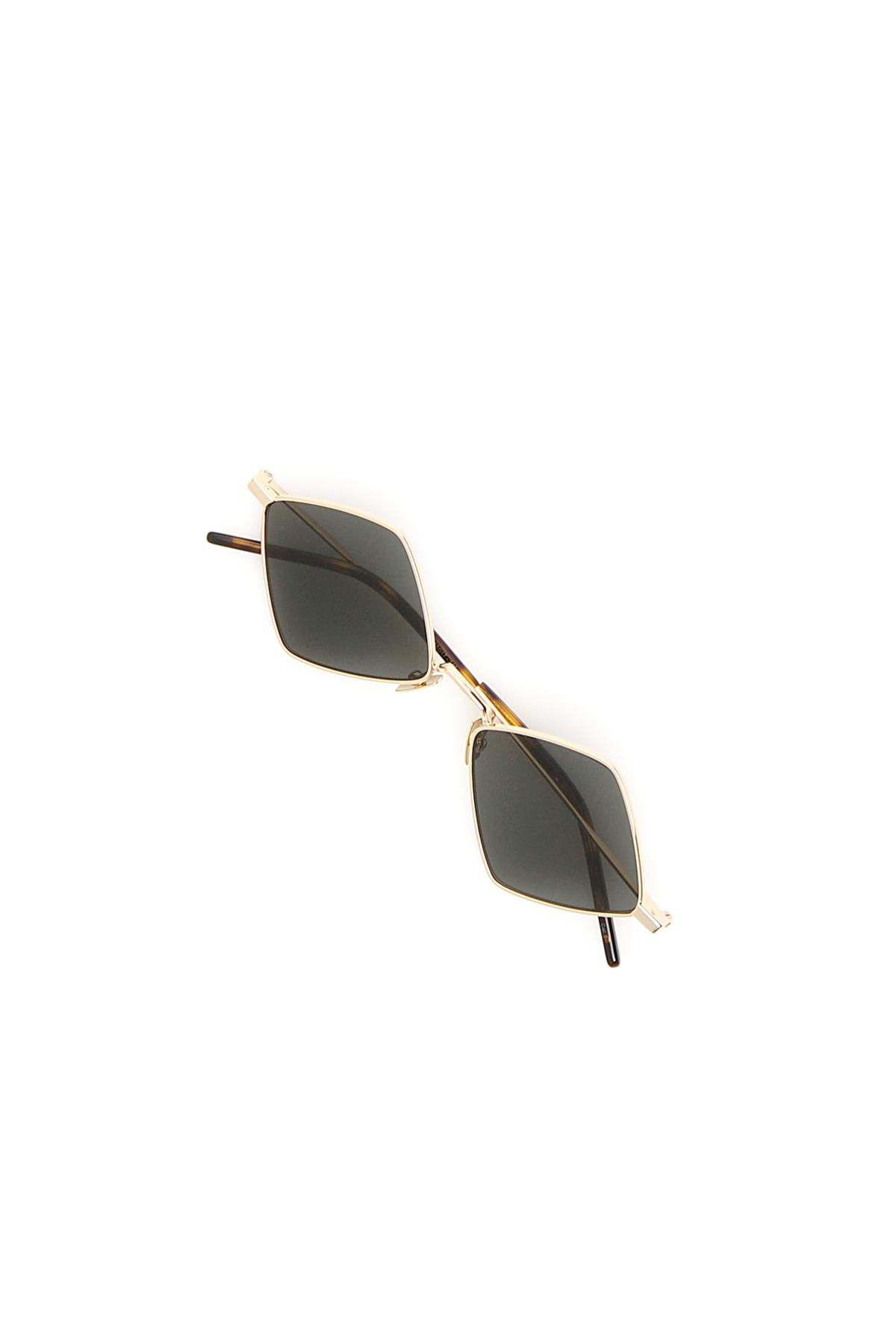 SL 302 Lisa Diamond Shaped Sunglasses in Brown - Saint Laurent