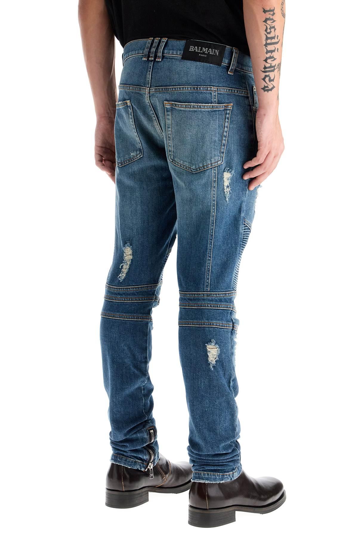 Balmain biker jeans men best sale