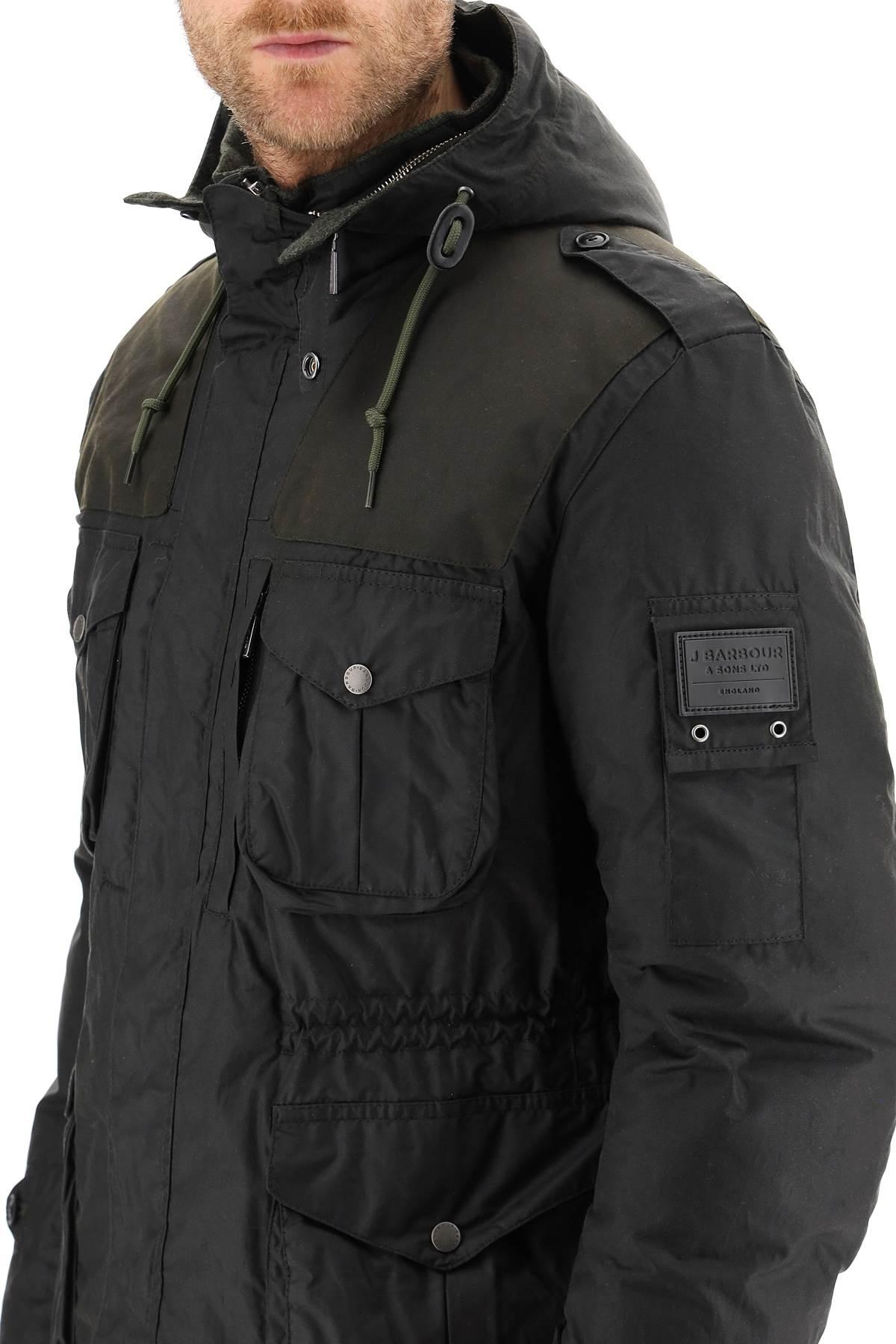 BARBOUR GOLD STANDARD Canna Wax Jacket in Black for Men