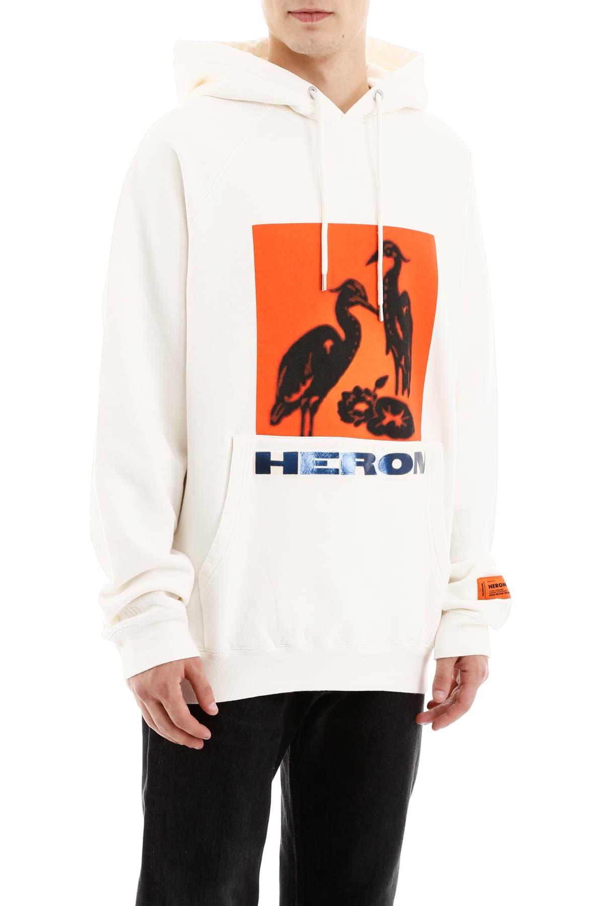 heron birds hoodie