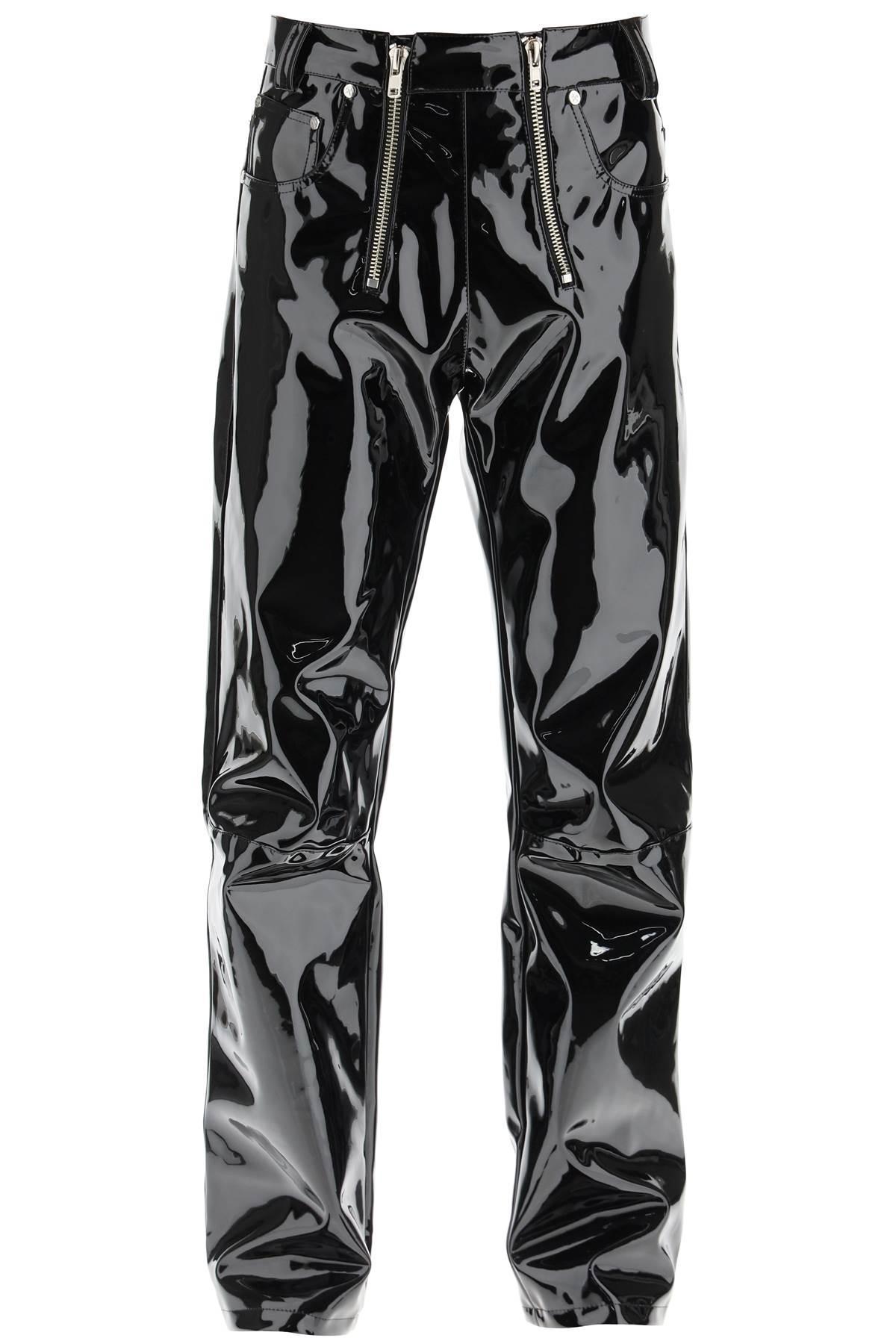GmbH Vinyl Cargo Pants With Double Zip in Black for Men | Lyst