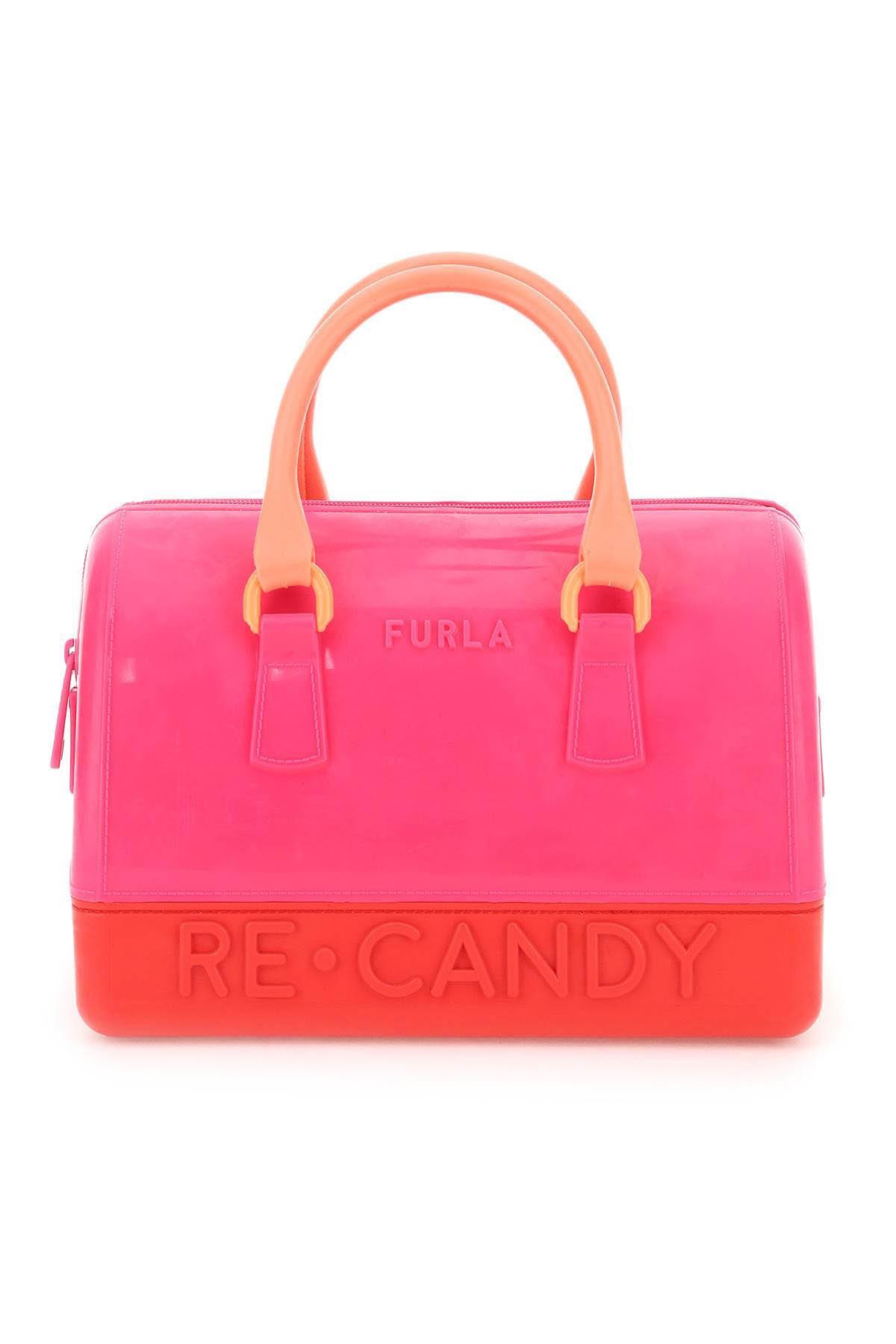 Furla Recycled Tpu Candy Boston S Bag in Pink | Lyst