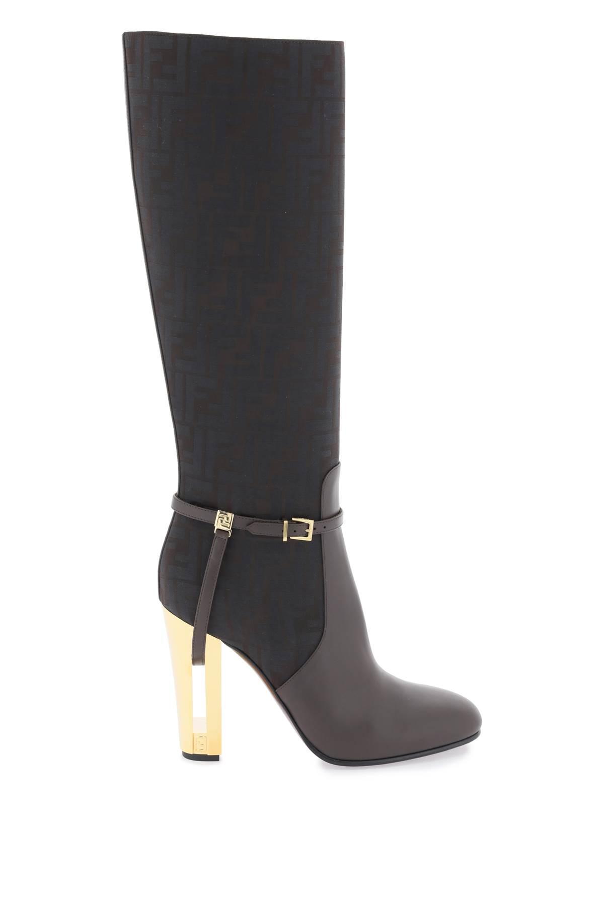 Fendi discount gold boots