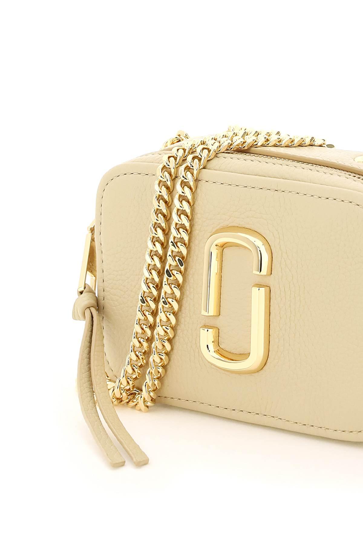 Marc Jacobs The Snapshot Small Camera Bag With Chain in Natural