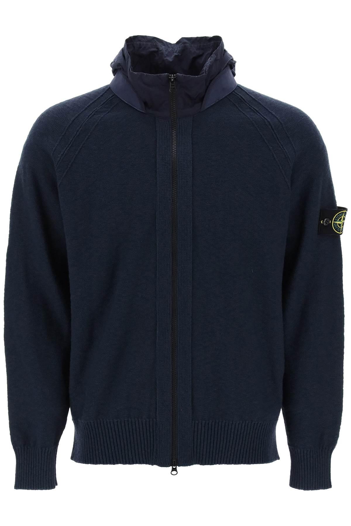 Stone island zip up cardigan sale