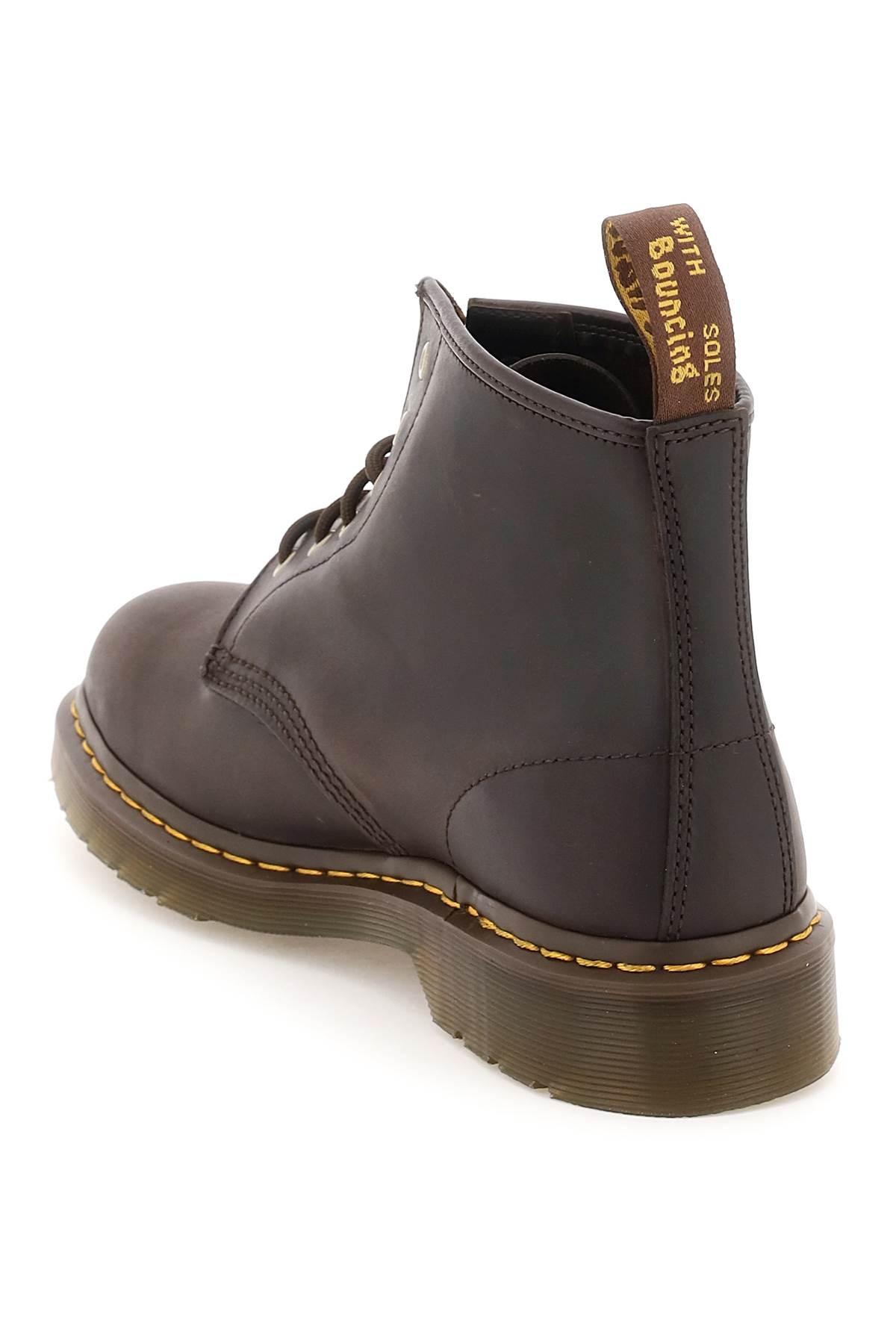 Dr. Martens Crazy Horse 101 Lace-up Combat Boots in Brown for Men | Lyst