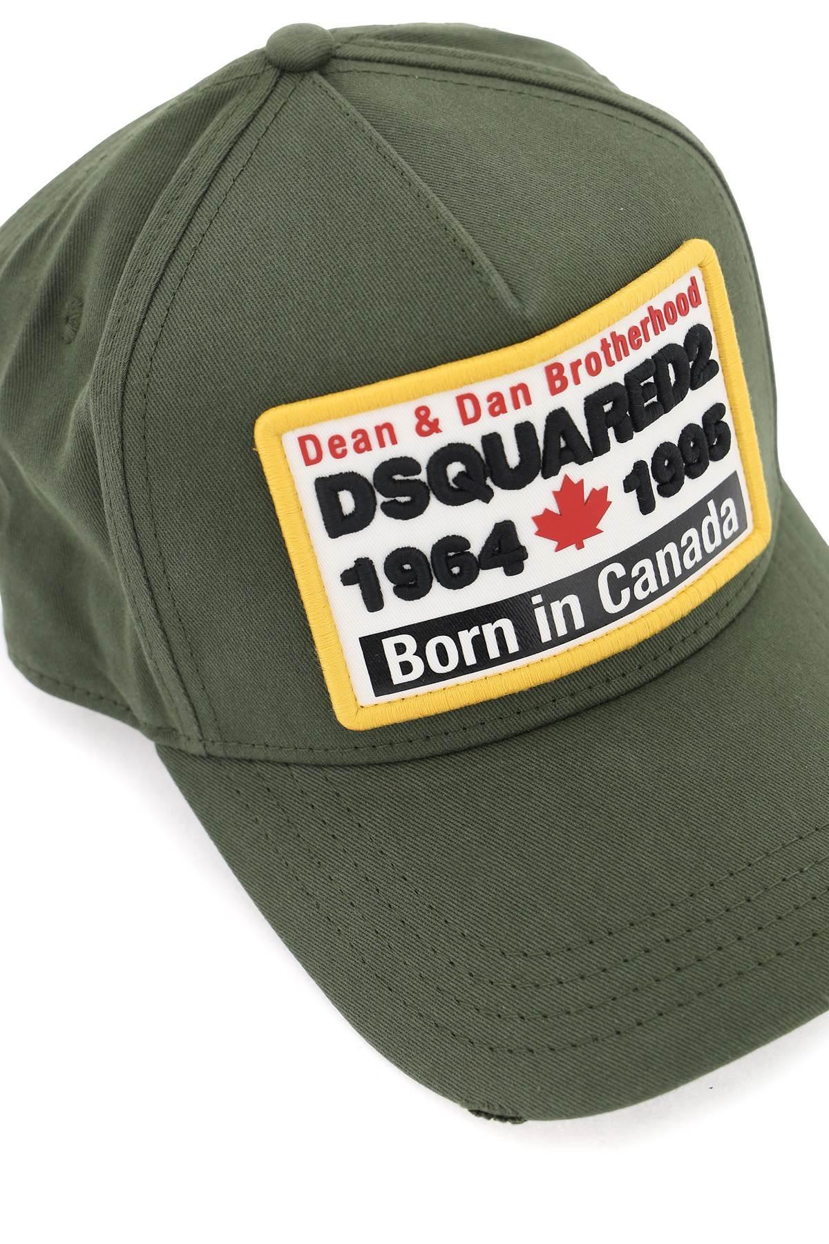 DSquared Baseball Cap With Logoed Patch in Green for Men Lyst UK