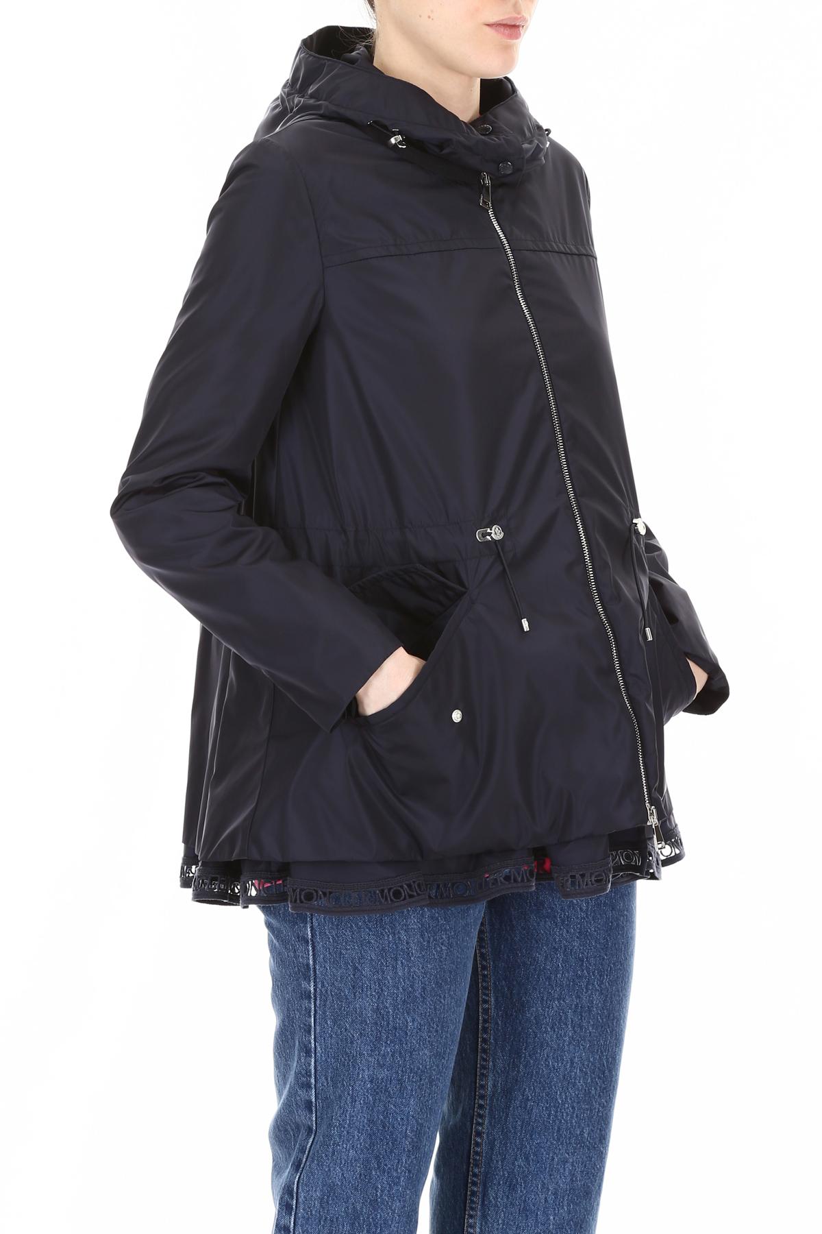 Moncler Synthetic Loty Dark Blue Jacket - Lyst