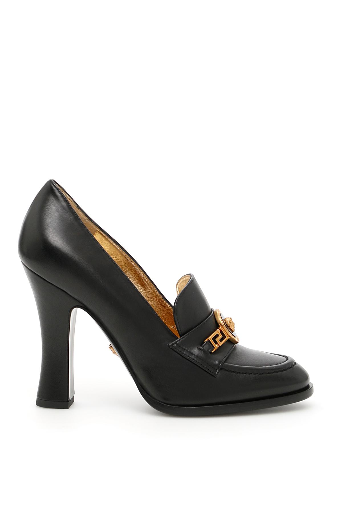 versace tribute loafer heels