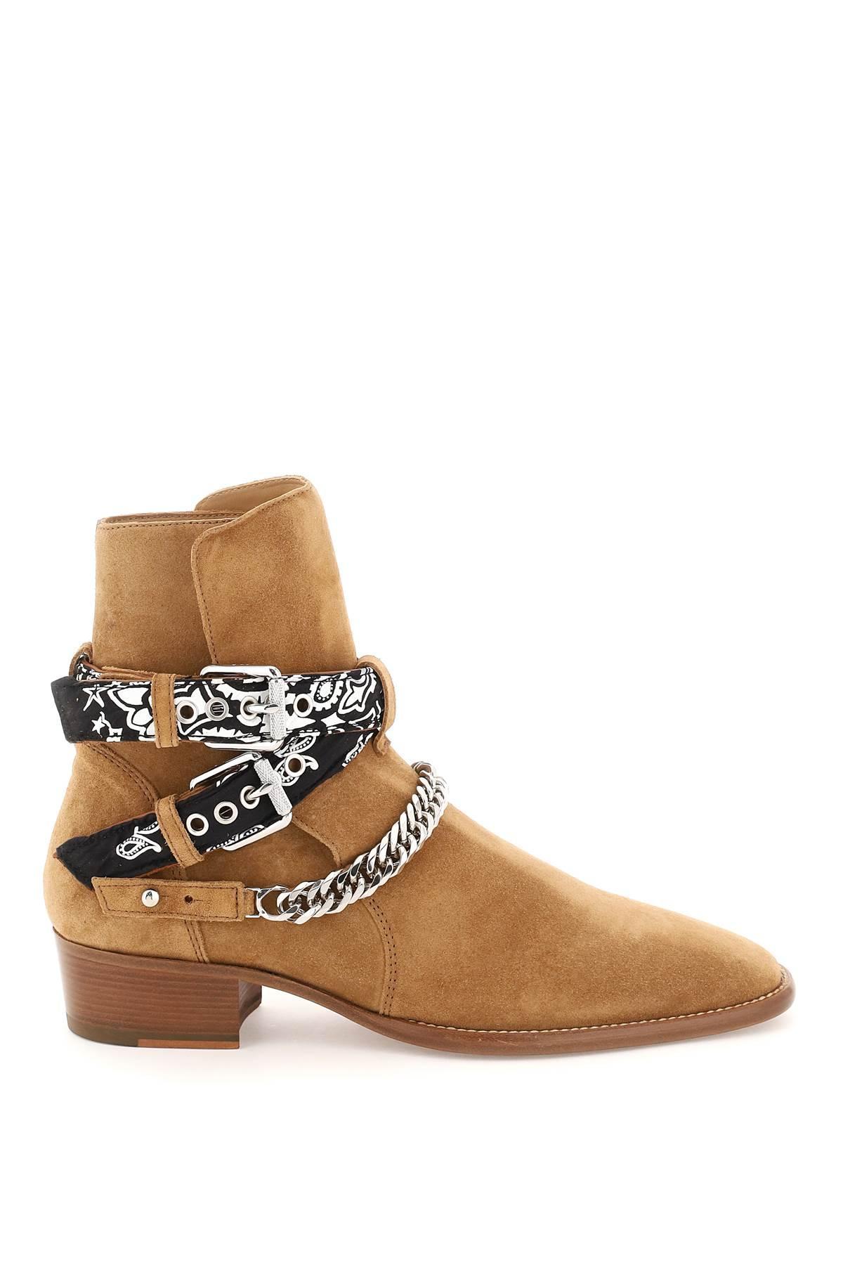 Mens brown 2025 buckle boots