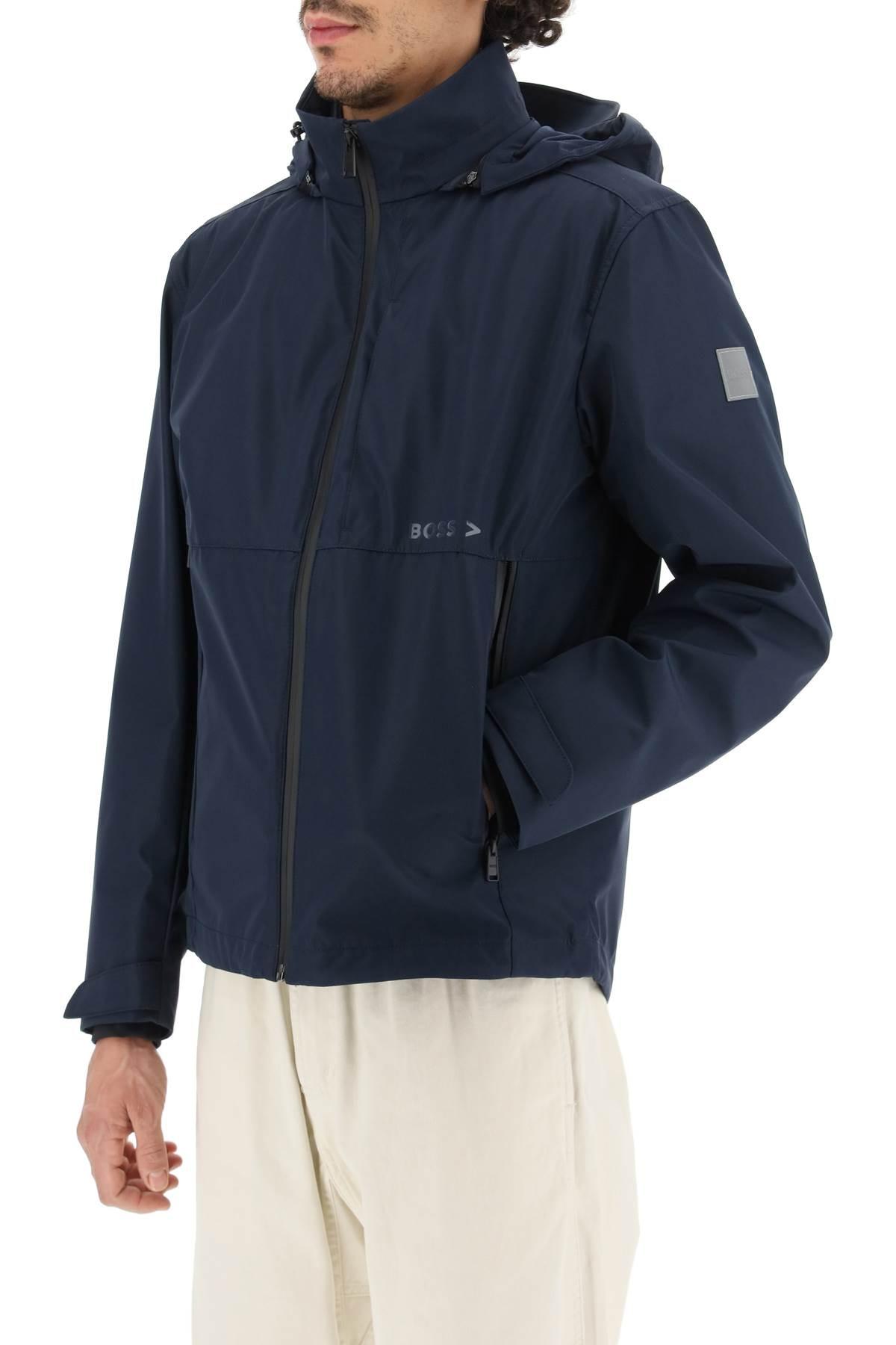 BOSS Water-repellent Jacket With Detachable Padded Lining in Blue for Men |  Lyst