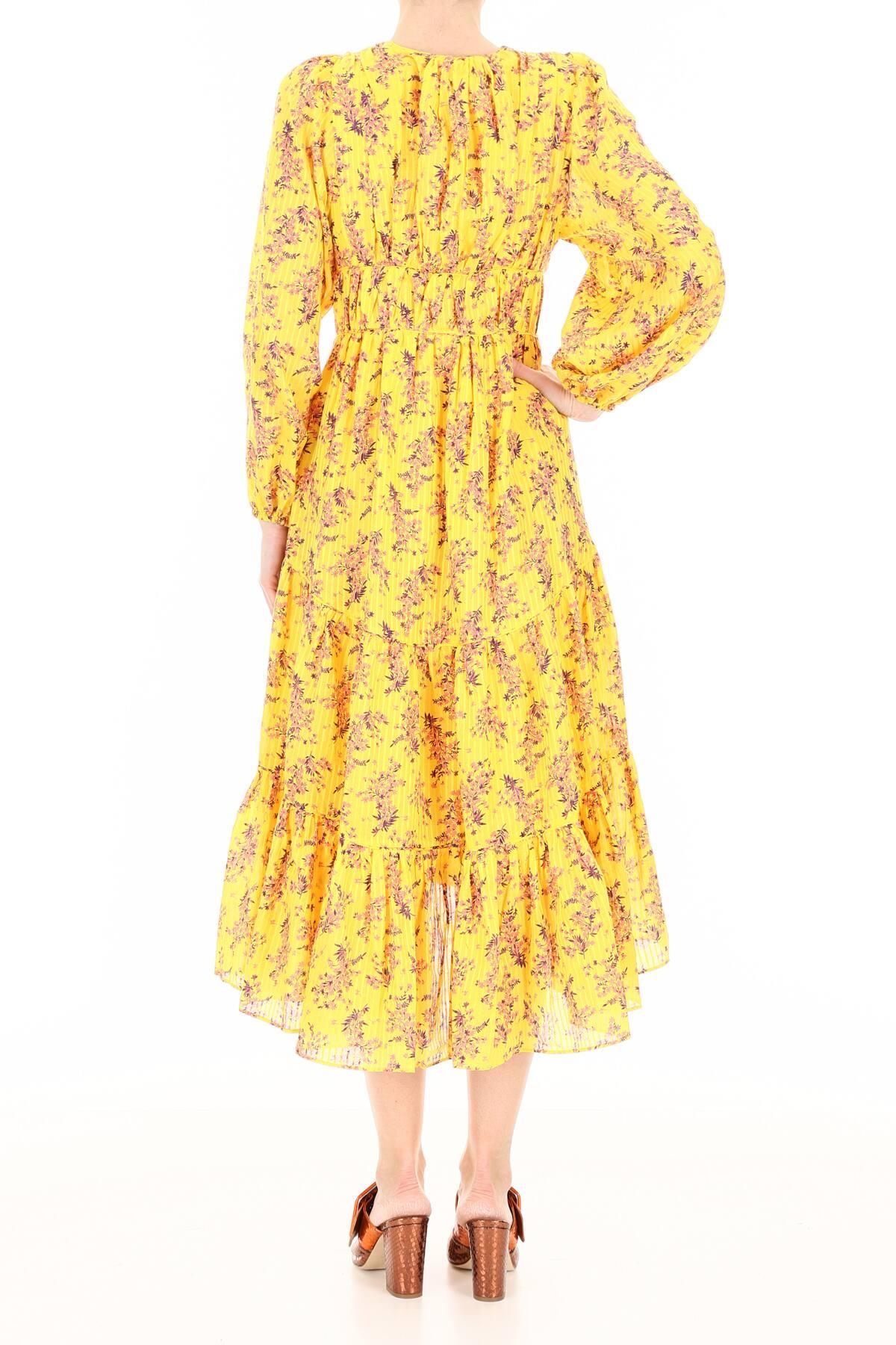 Ulla Johnson Cotton Joan Dress in Yellow - Lyst