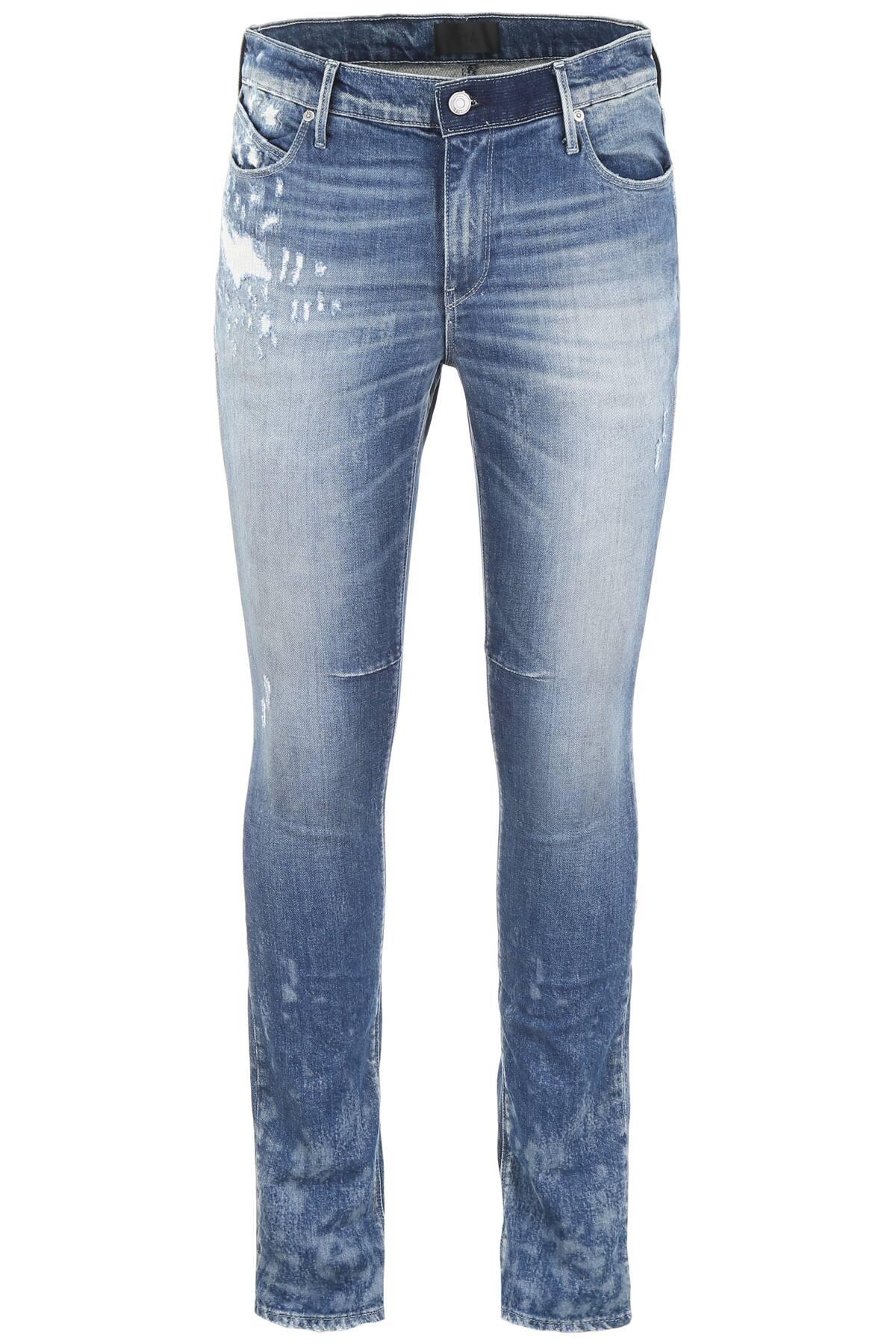 RTA Denim Destroyed Jeans in Blue for Men - Lyst