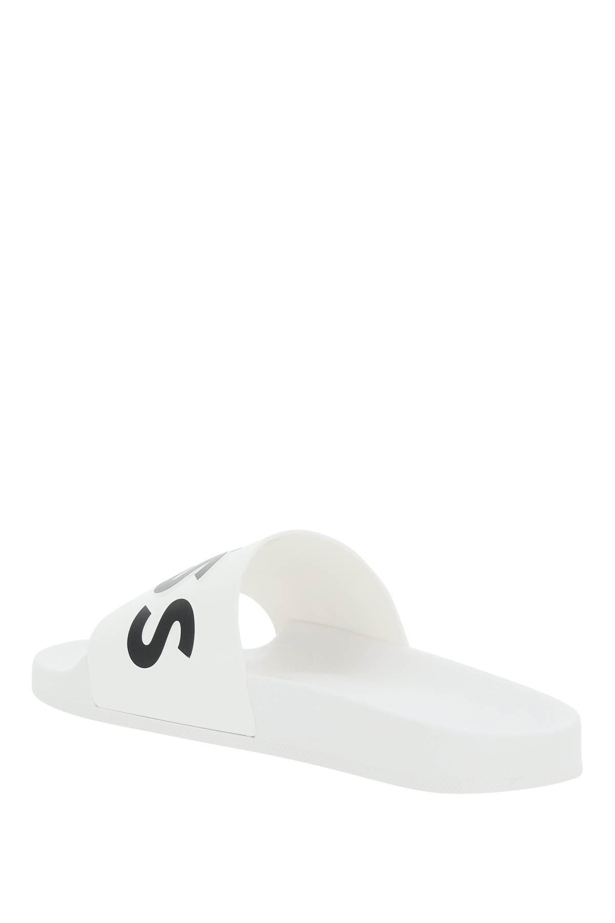 BOSS by HUGO BOSS Slippers With Logo in White for Men | Lyst