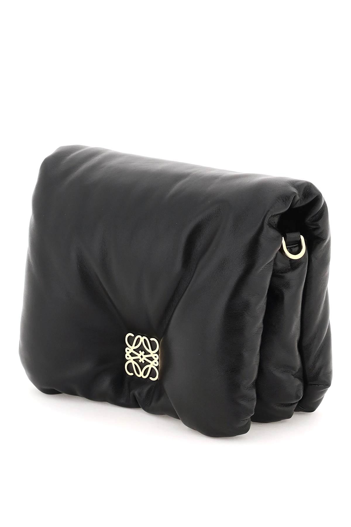 Loewe Goya Puffer Shoulder Bag in Black