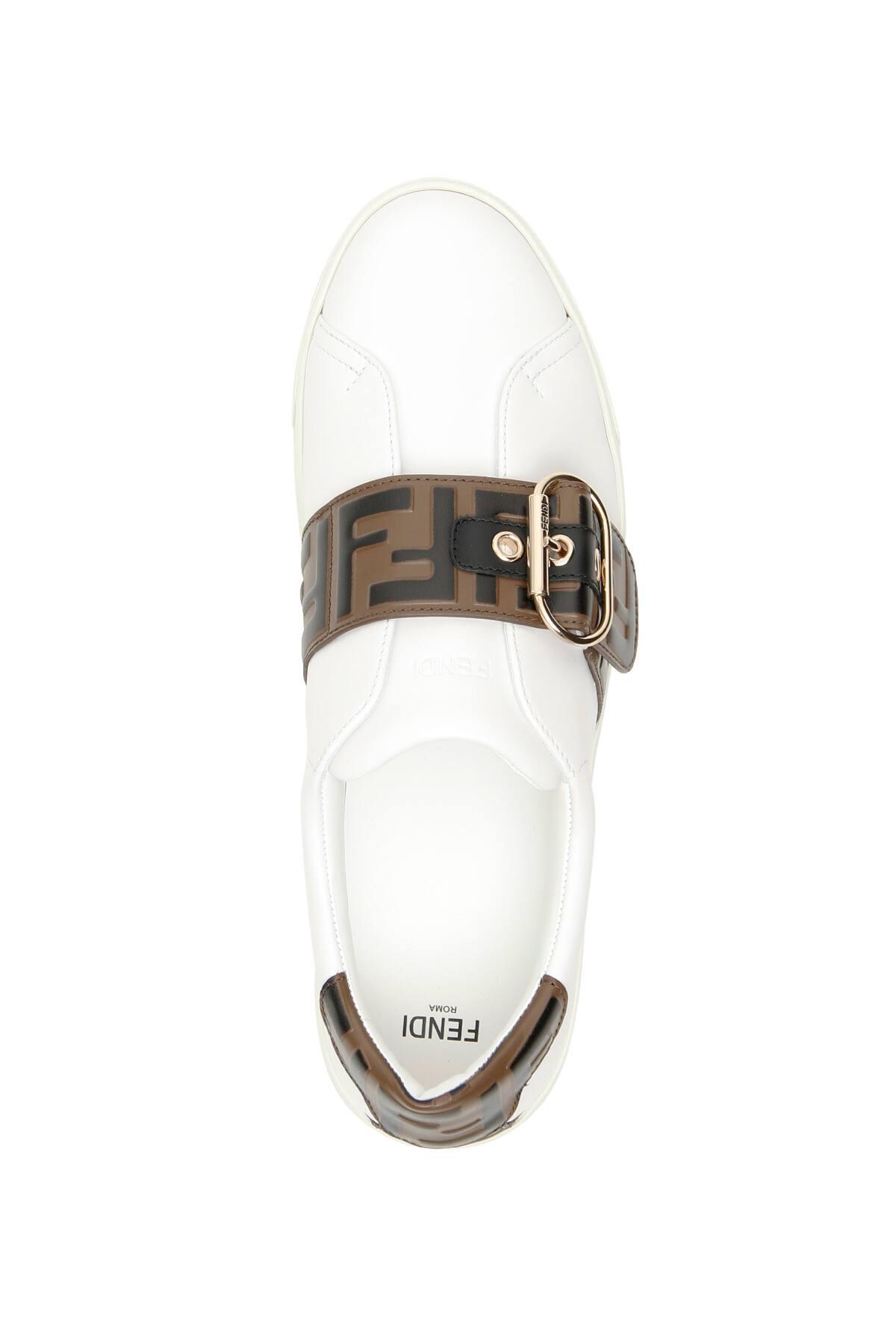 fendi buckle trainers