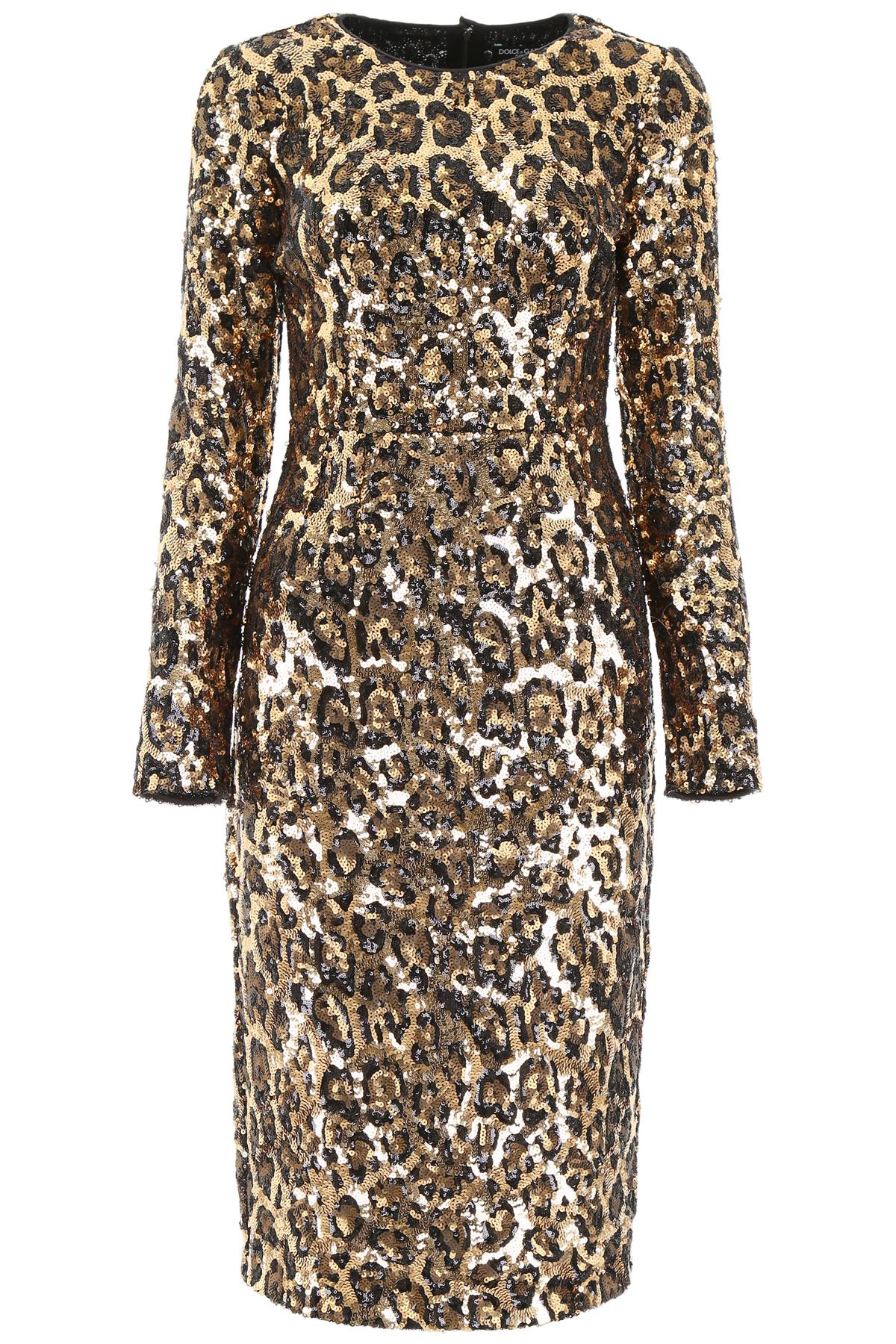 Dolce ☀ Gabbana Leopard Print Sequins ...