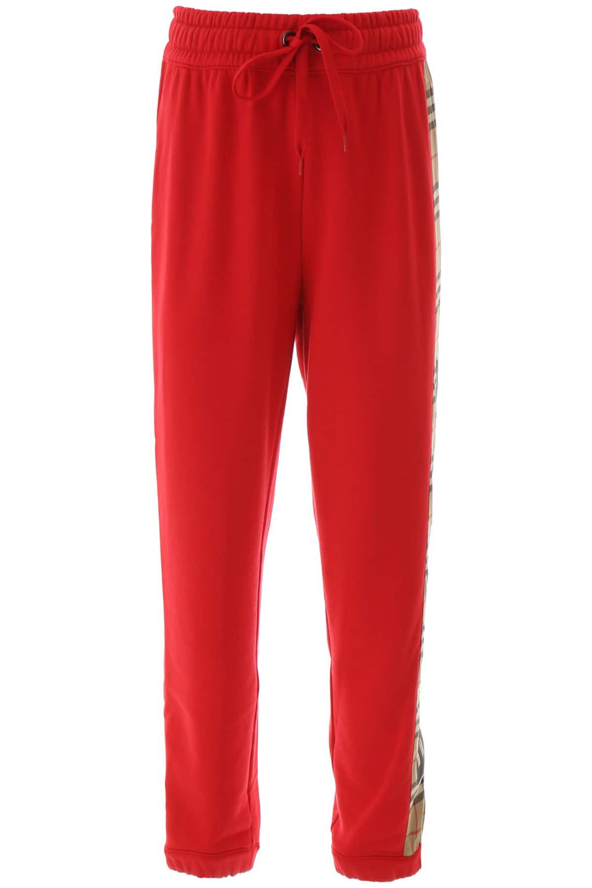burberry pants womens red
