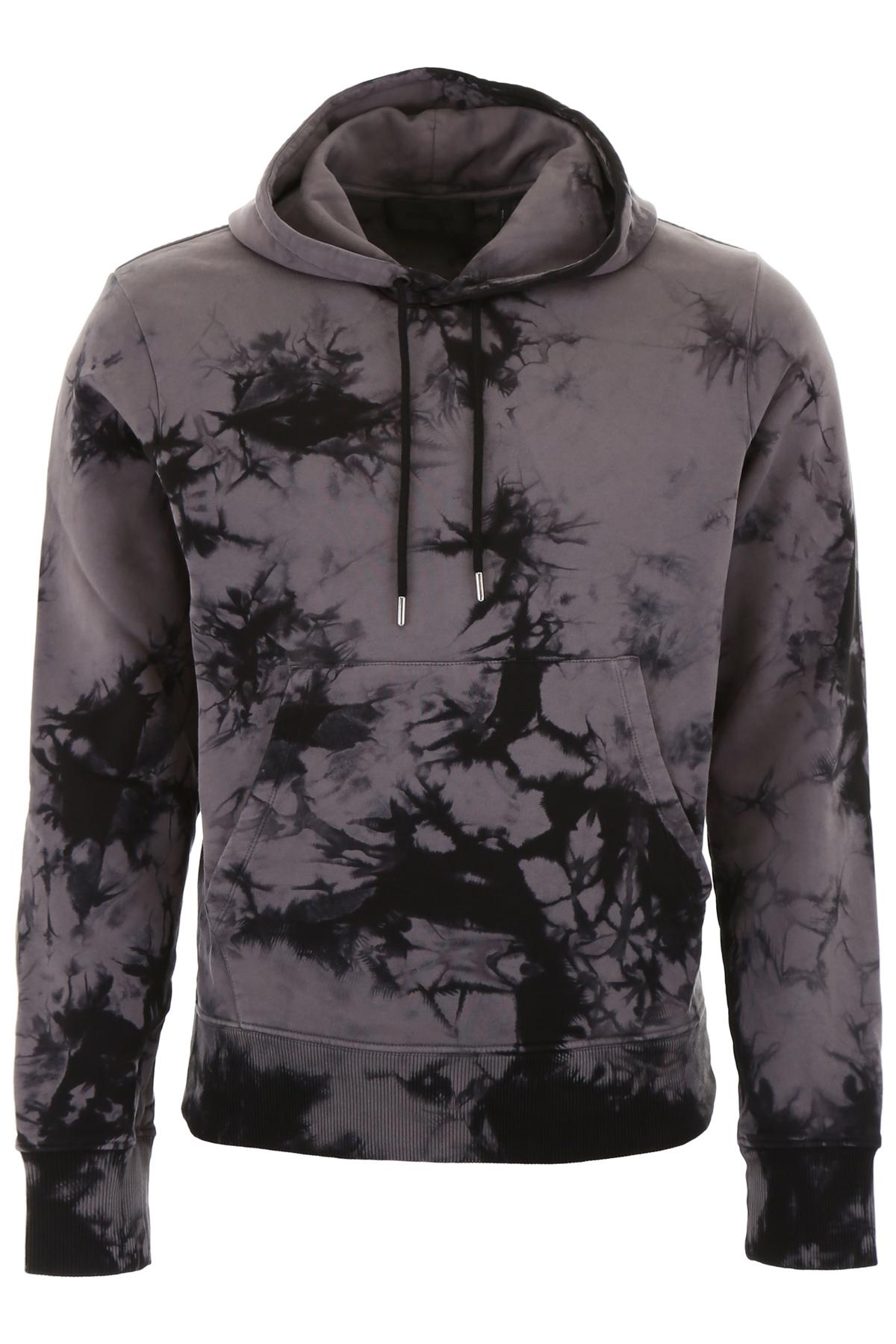 tie dye hoodie grey