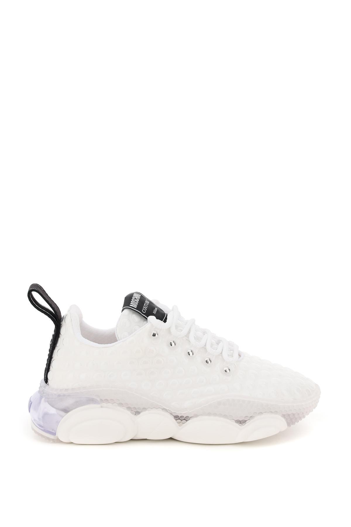 white bubble sneakers