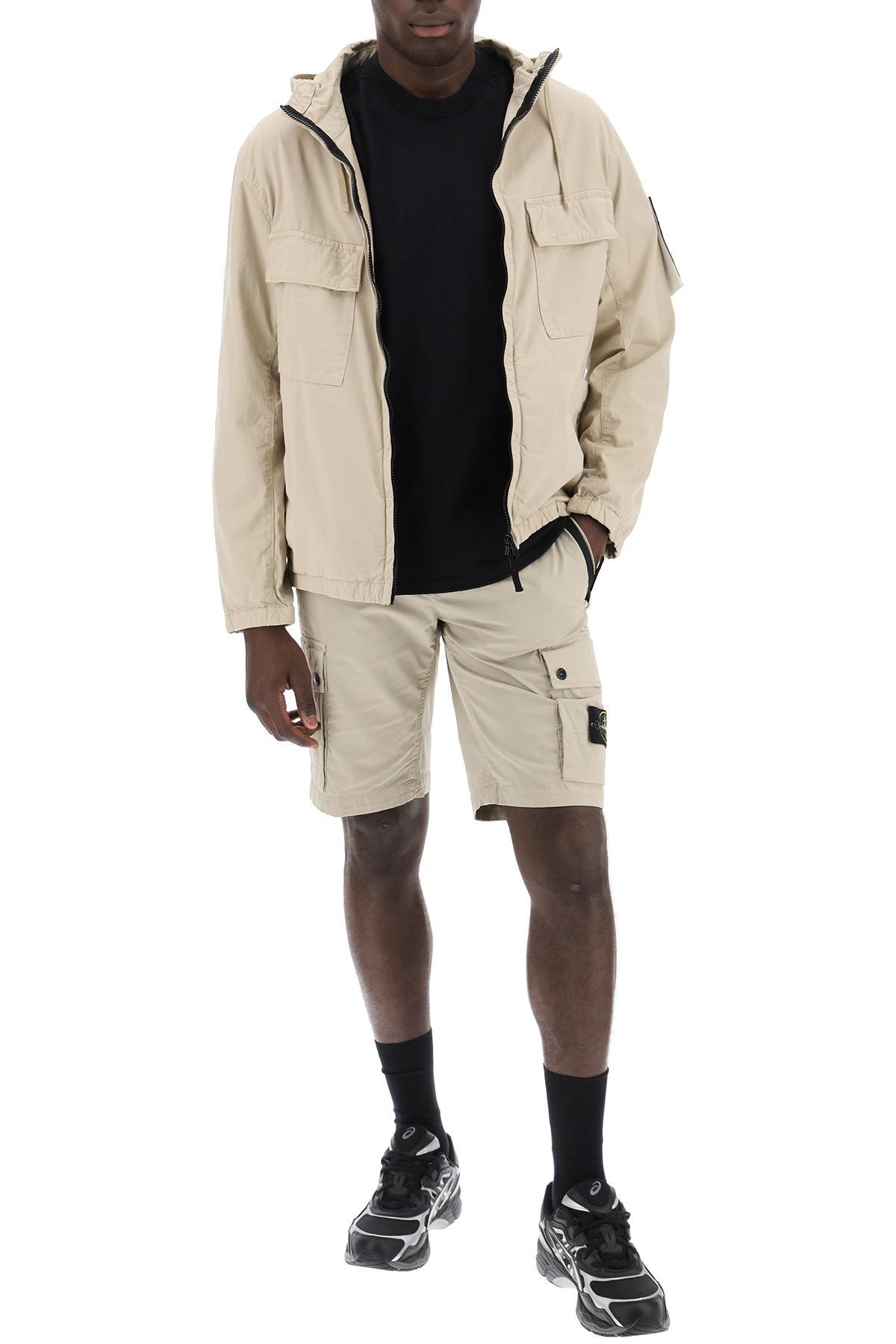 Stone Island Supima Cotton Twill Stretch-Tc Jacket in Stone Island Supima Cotton Twill Stretch-Tc Jacket in