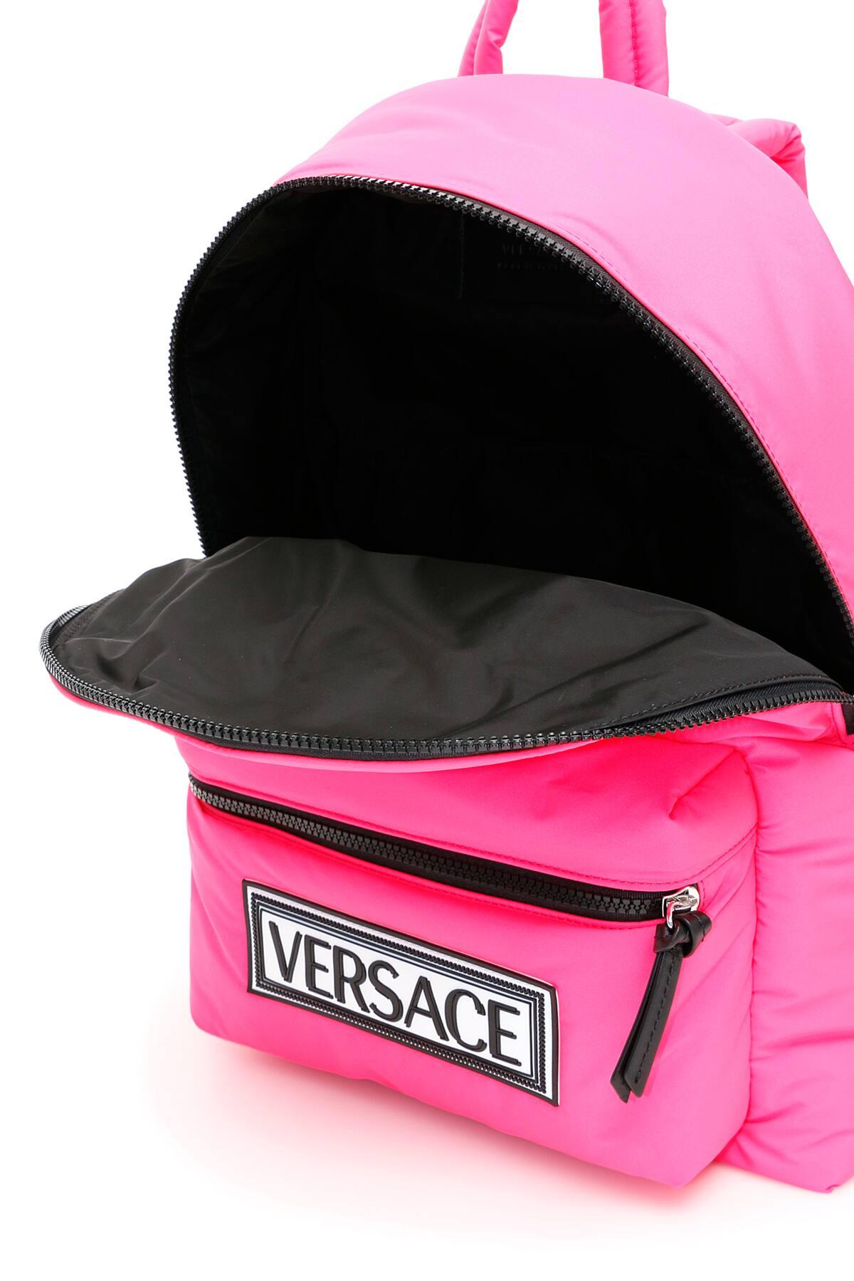 Versace Synthetic 90s Vintage Logo Backpack in Pink,Fuchsia (Pink) for Men Lyst