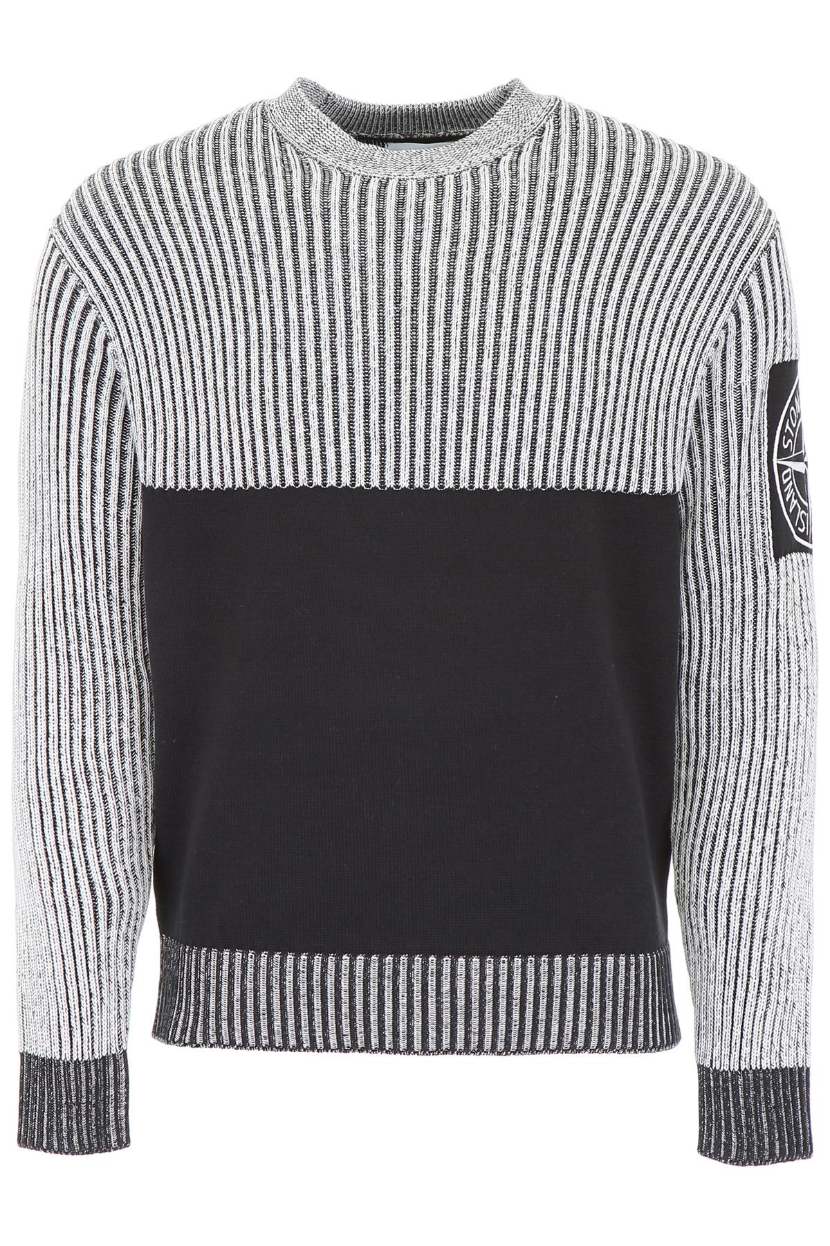 stone island black sweater