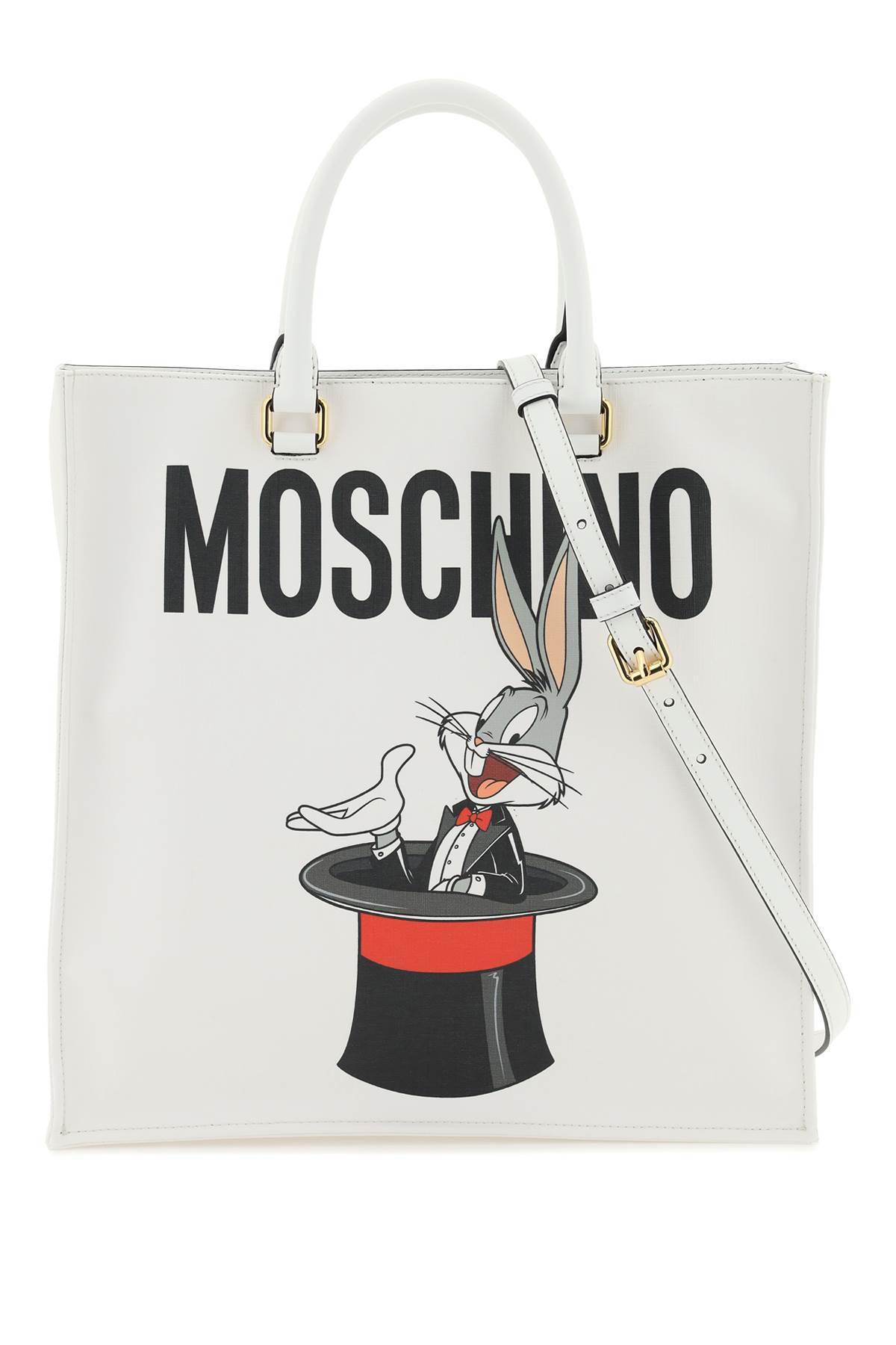 Moschino Bugs Bunny Tote Bag in White | Lyst Australia