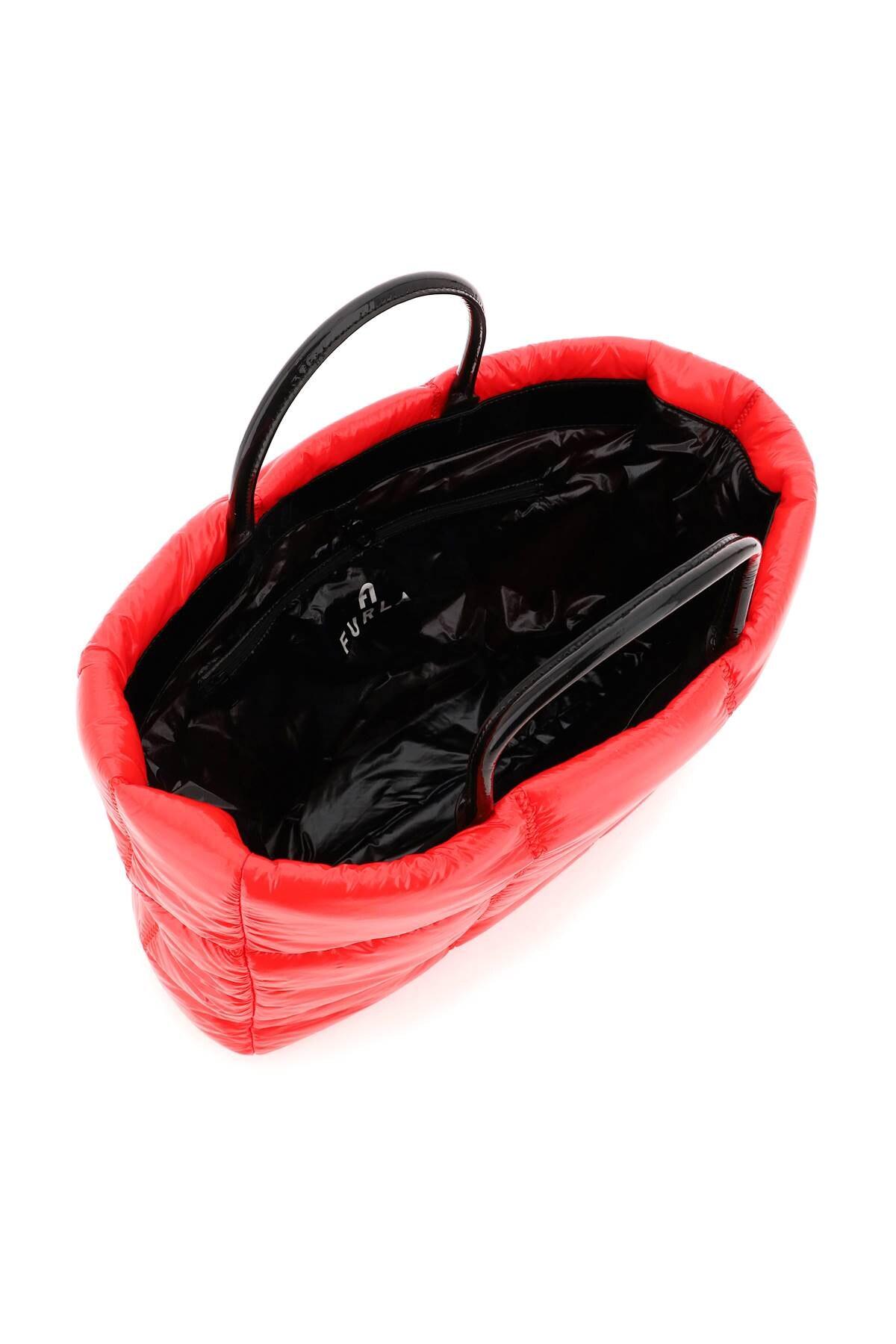 TOTE BAG OPPORTUNITY LARGE IN NYLONFurla in Materiale sintetico di colore Rosso Donna Borse tote da Borse tote Furla 