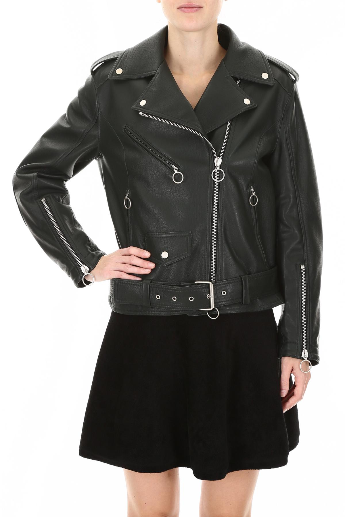 DROMe Leather Jacket in Green - Lyst