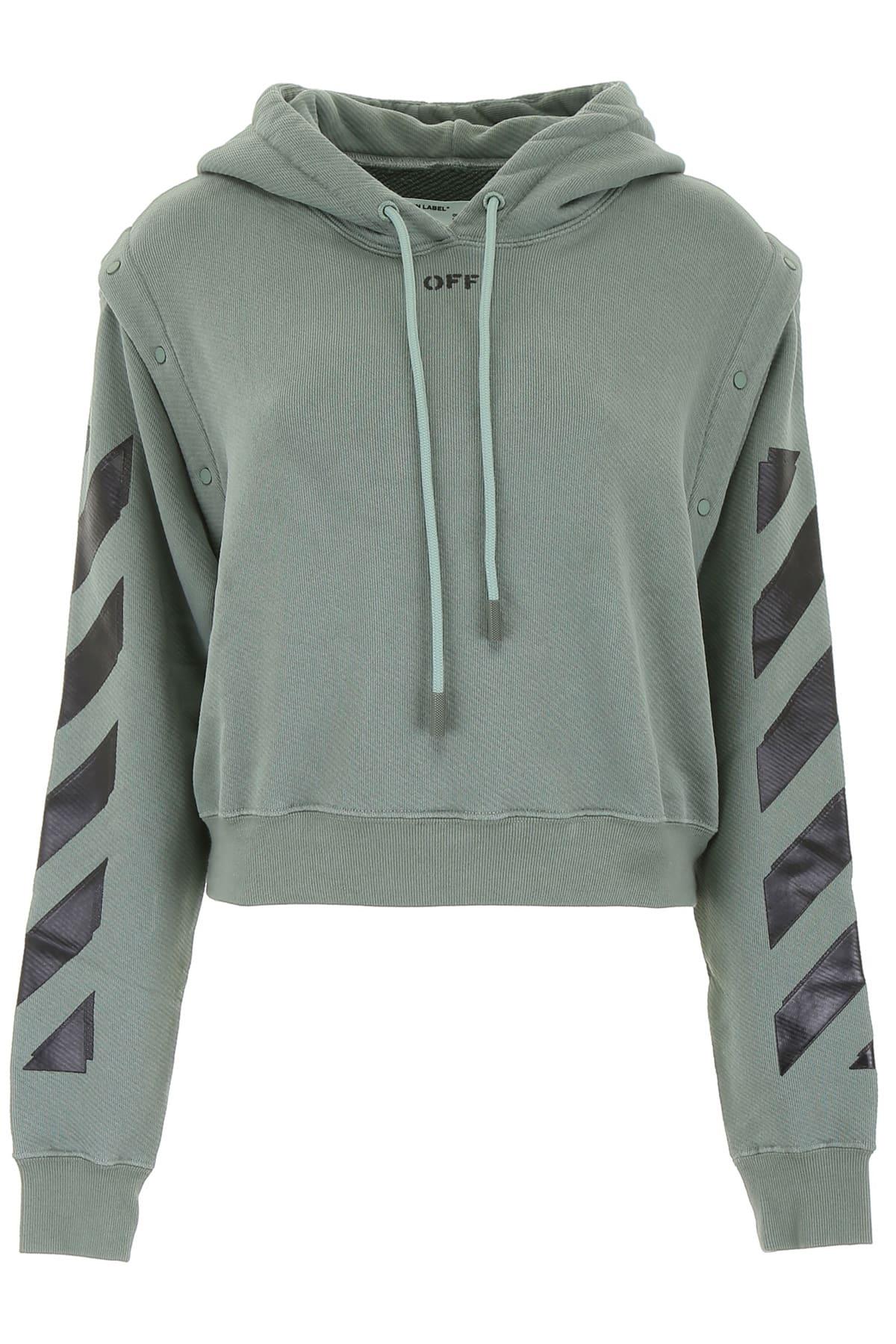 off white sweatshirt green