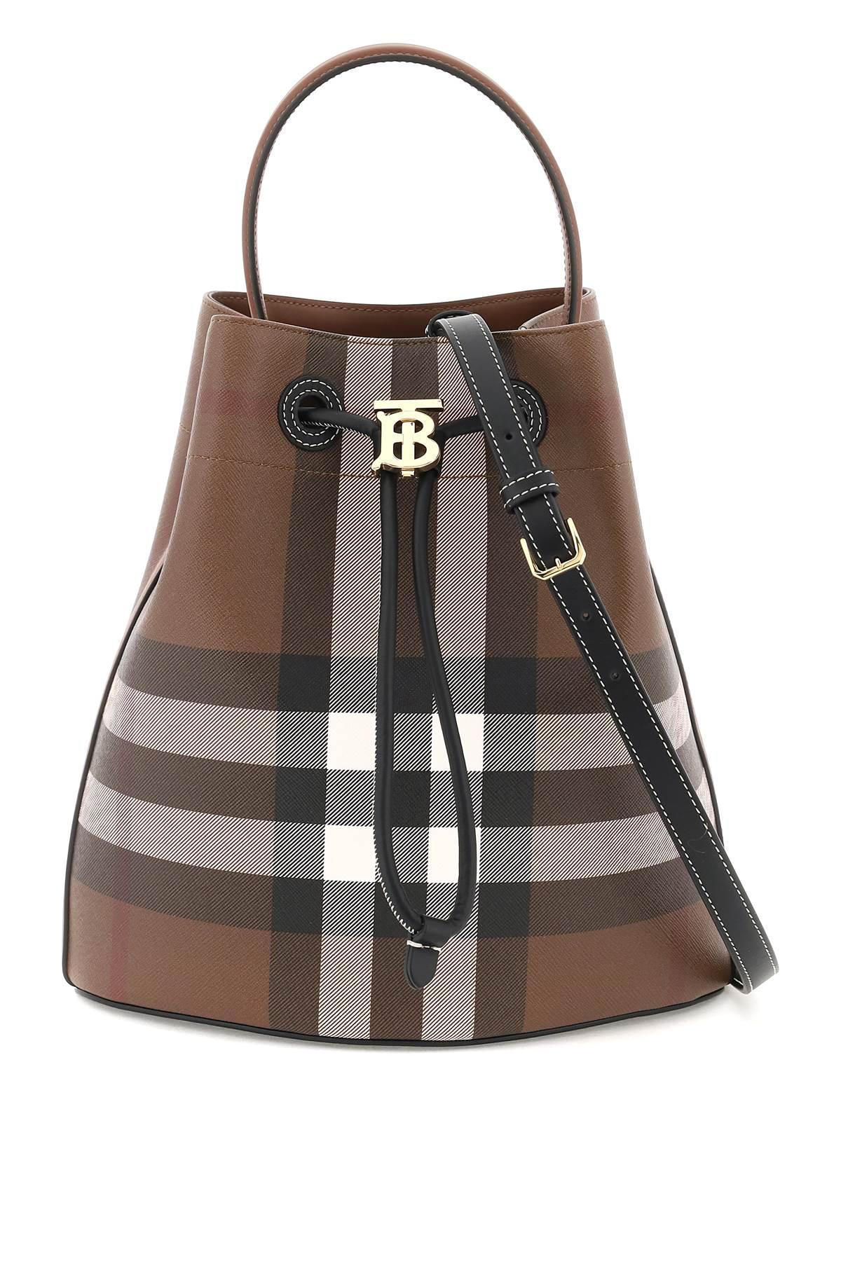 Burberry Small Tb Bucket Bag | Lyst