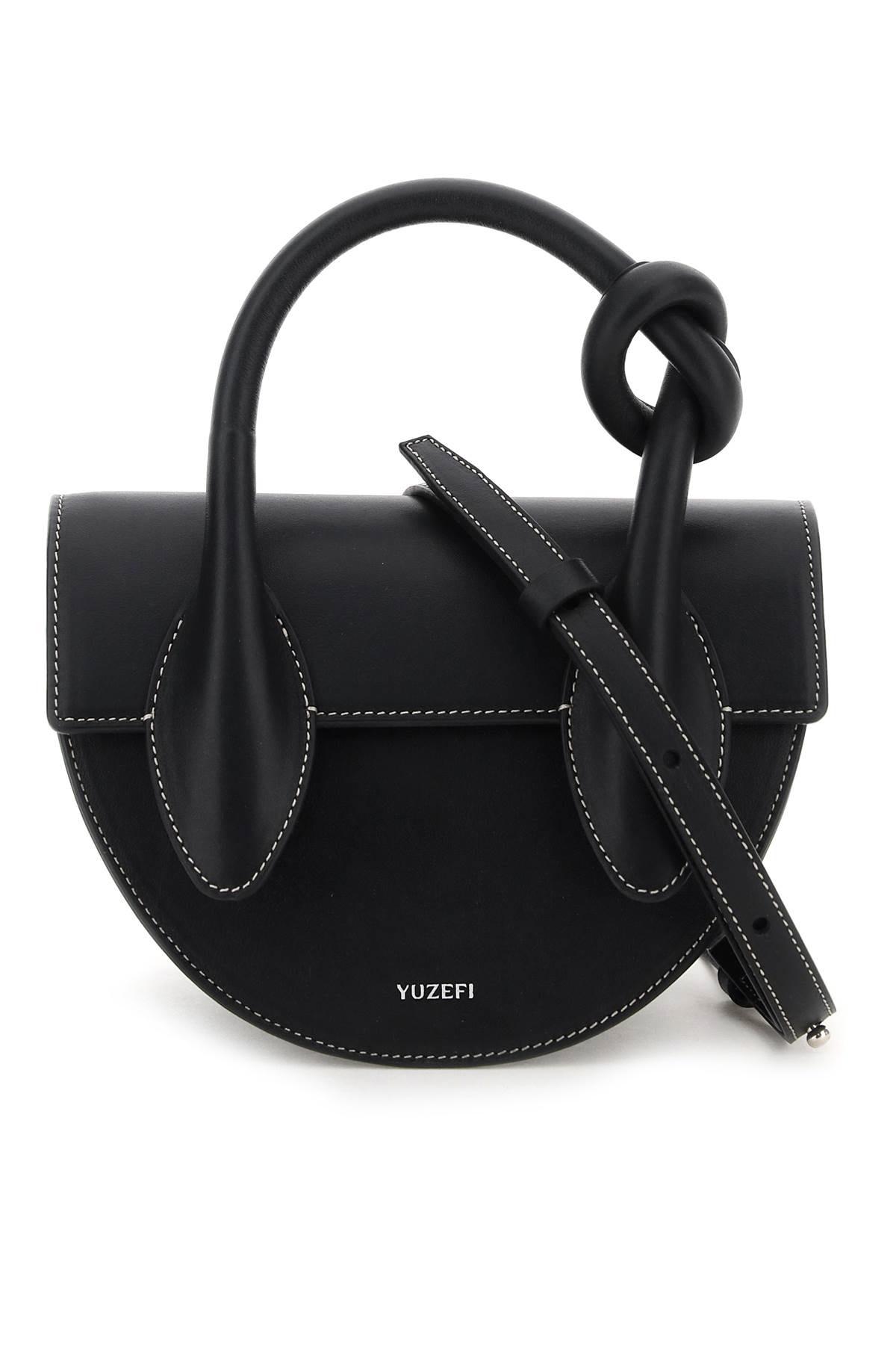 Yuzefi Pretzel Leather Bag in Black Lyst