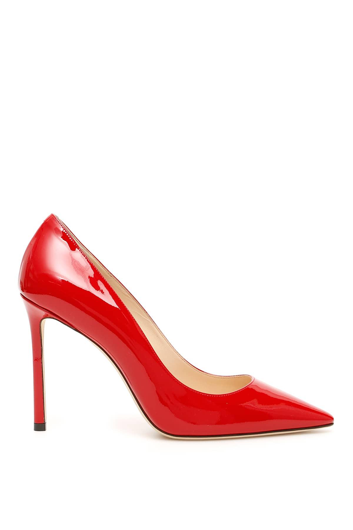 red patent jimmy choo