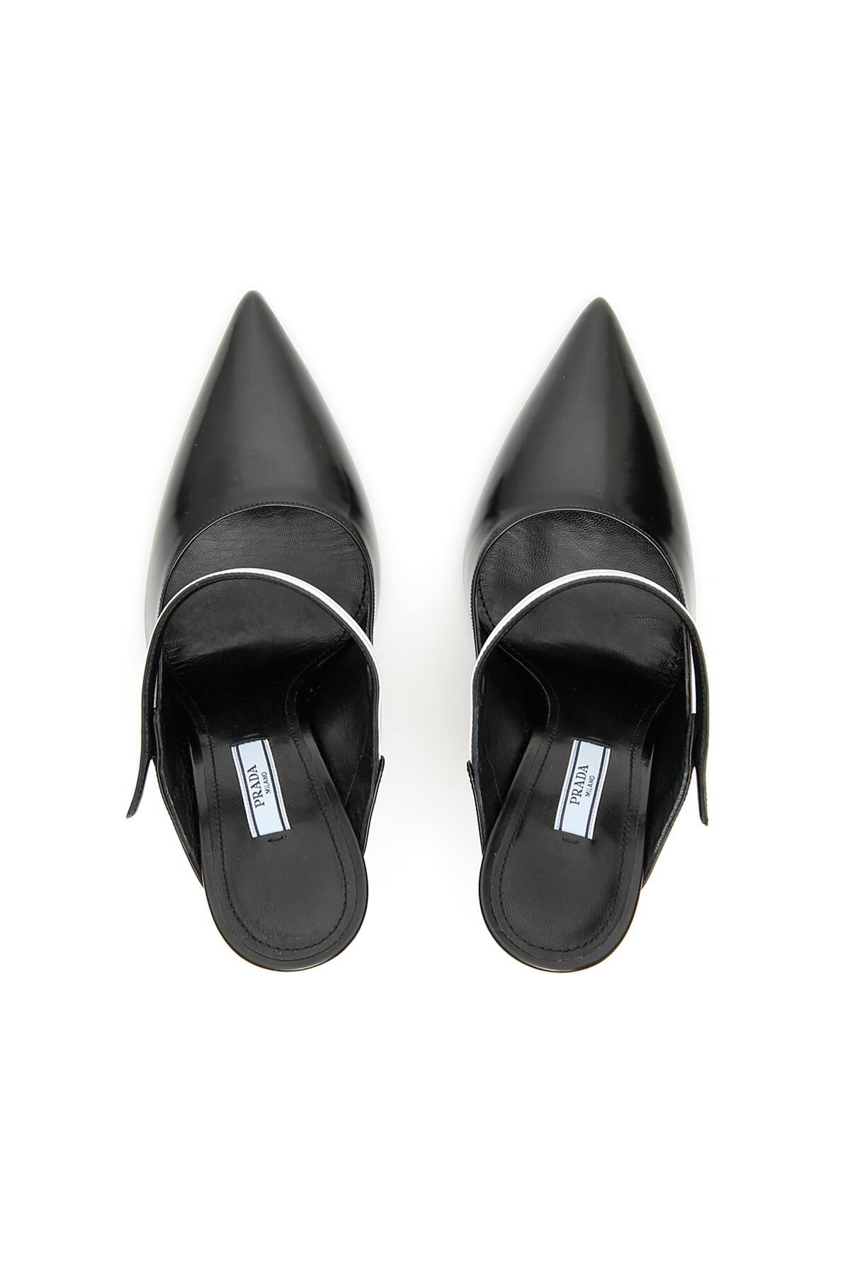 prada black mules