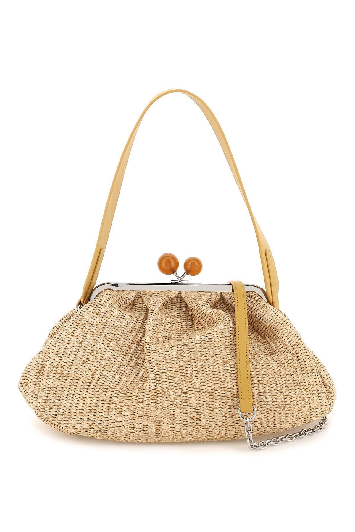 Weekend by Maxmara 'pasticcino' Raffia Bag in Metallic | Lyst