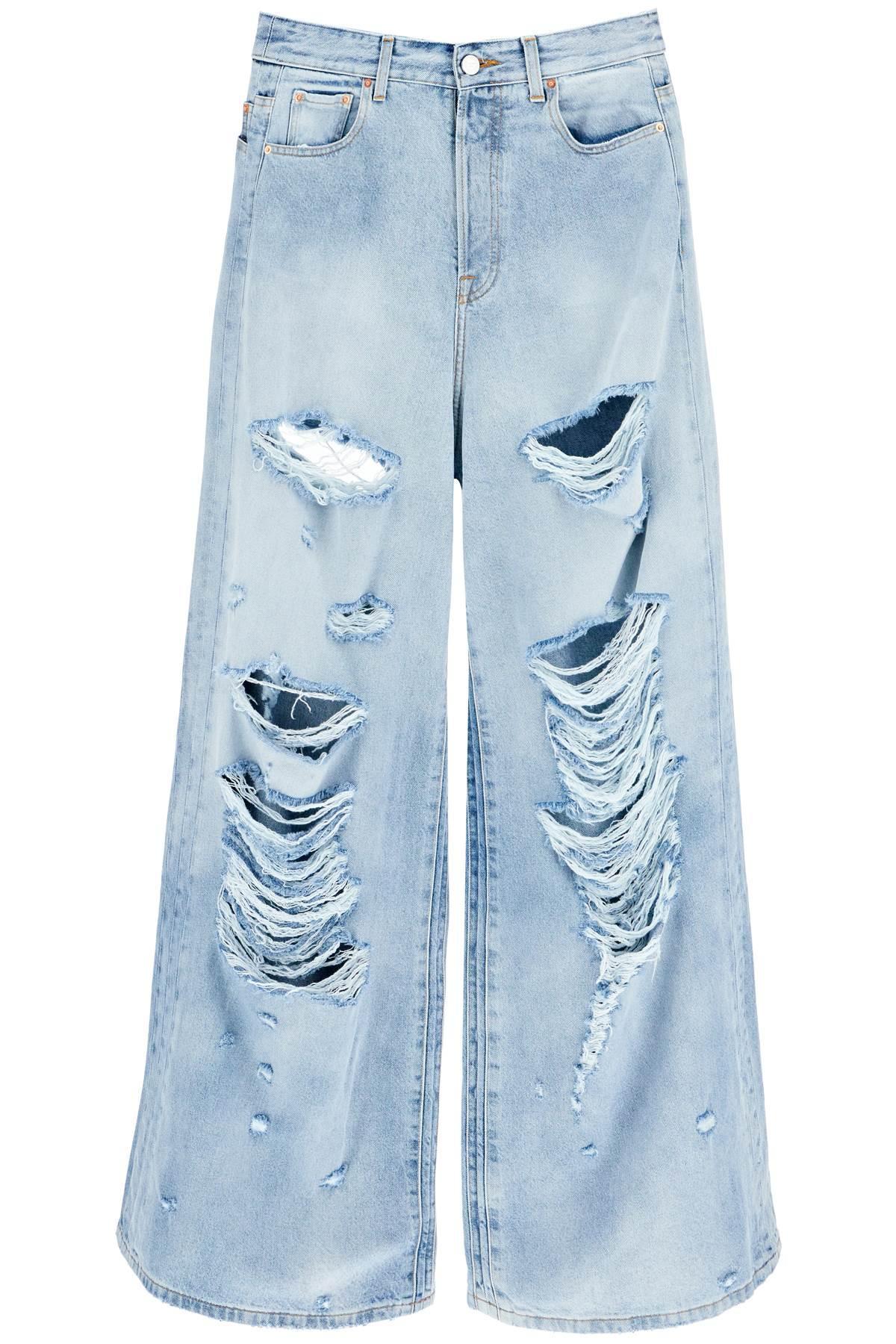 Vetements Destroyed baggy Jeans in Blue for Men | Lyst Canada
