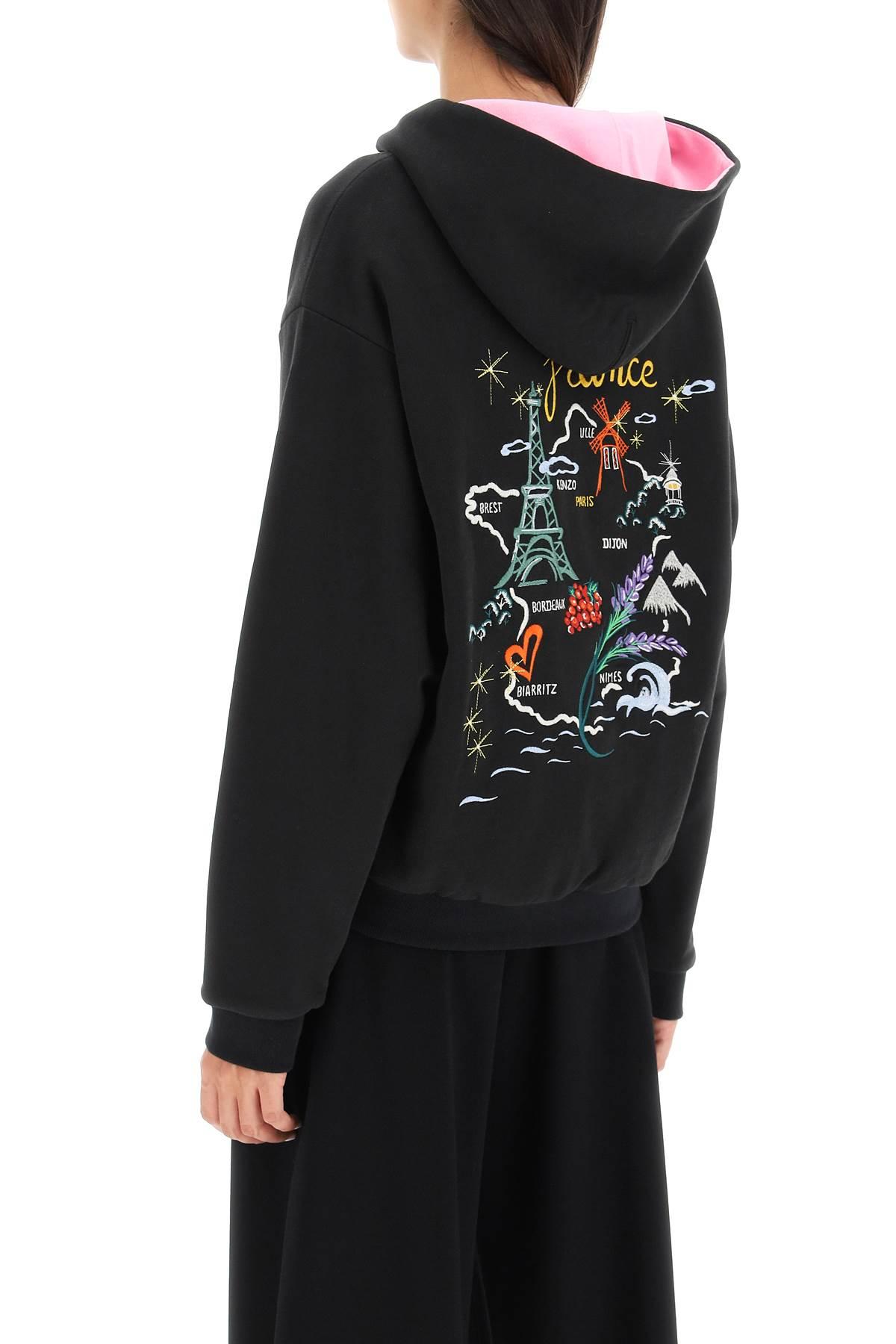 Kenzo - Reversible Oversized Hoodie, Women , Black