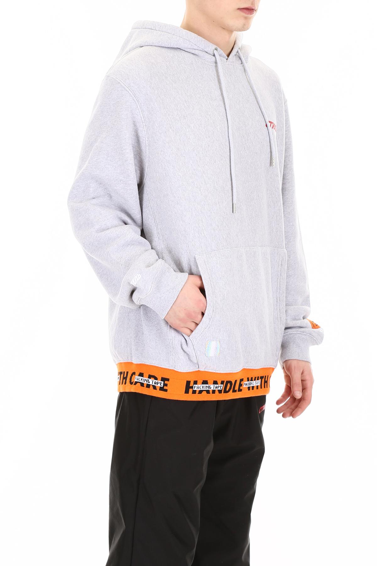 heron preston handle with care hoodie