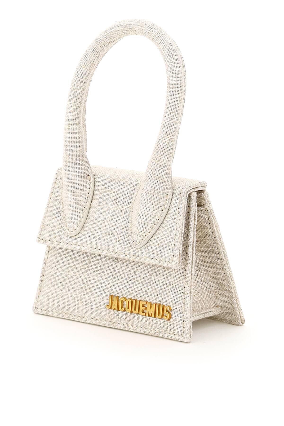 Jacquemus Le Chiquito Canvas Micro Bag in Beige (Natural) | Lyst