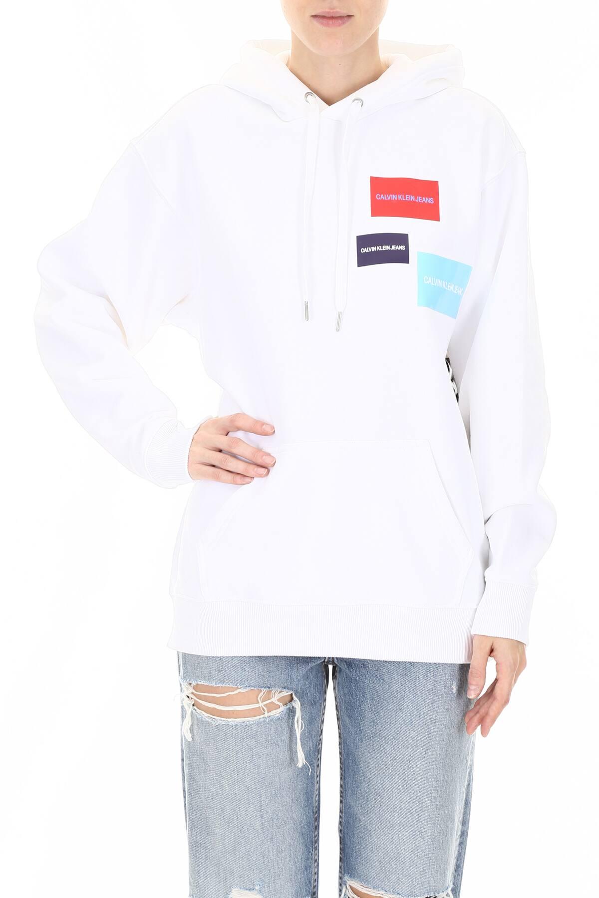 Calvin klein multi logo hoodie Clearance
