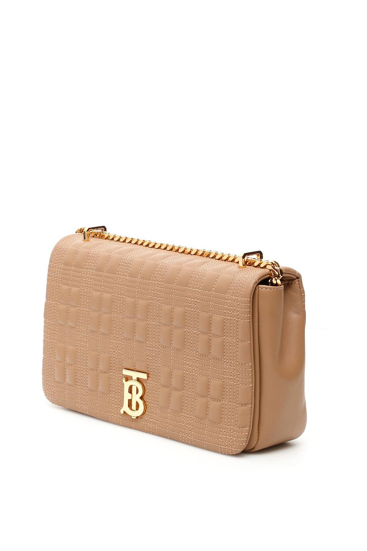 Burberry Leather Medium Lola Bag in Beige (Natural) Lyst