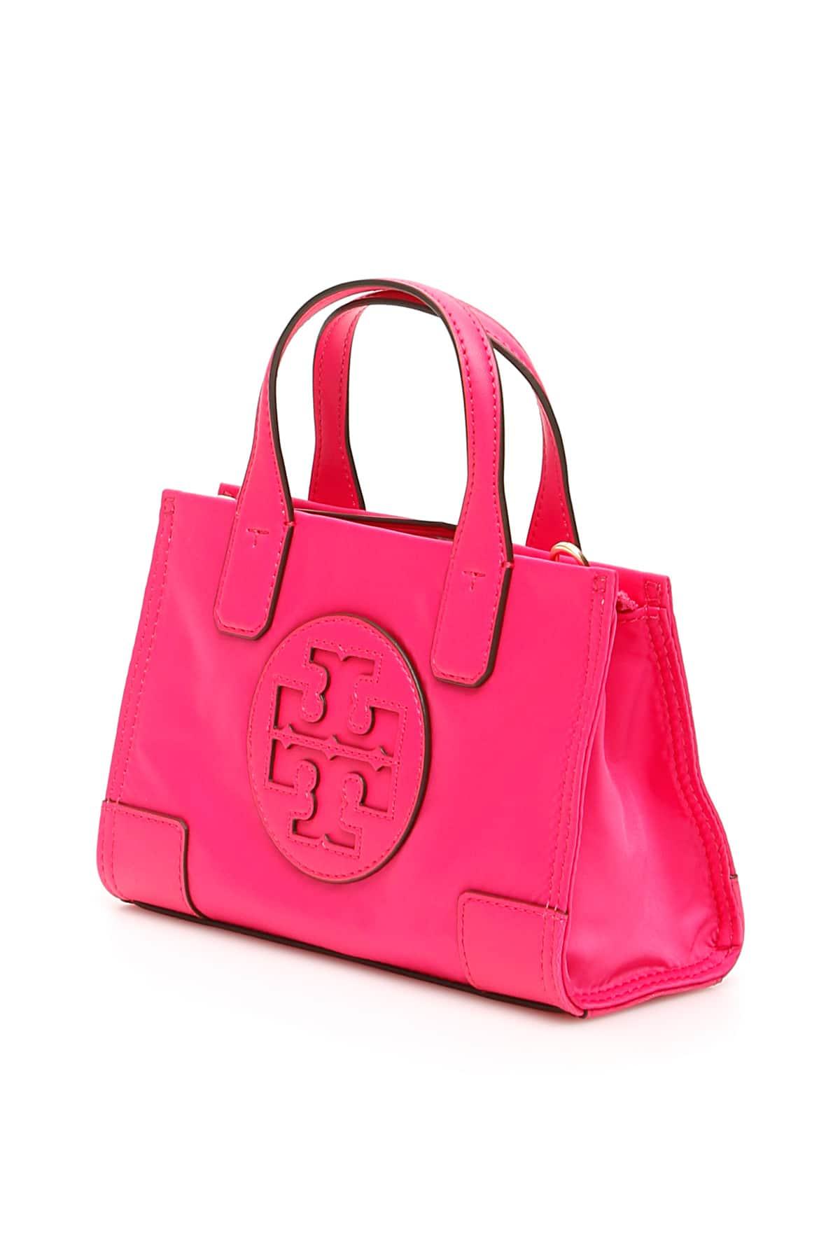 Tory Burch Ella Micro Tote Bag in Pink | Lyst
