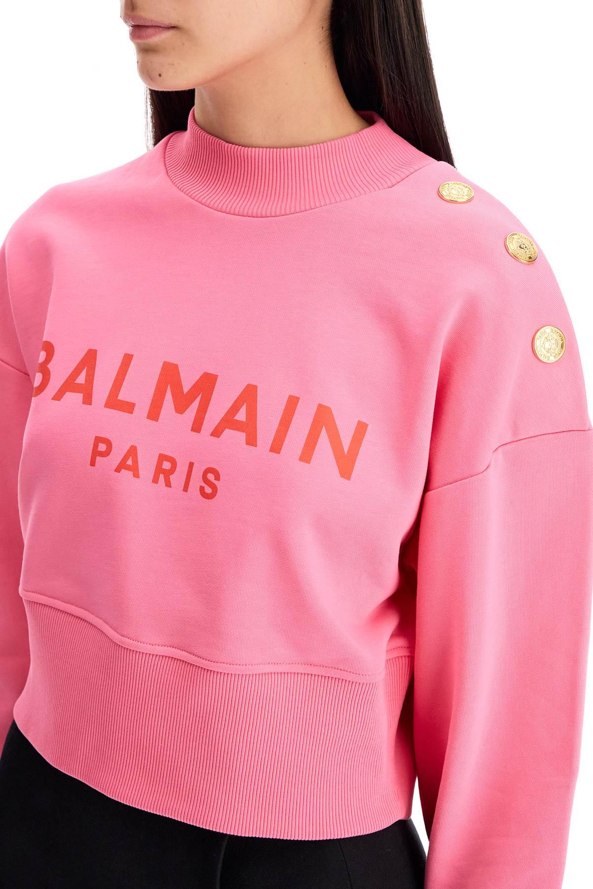Balmain velvet sweatshirt deals