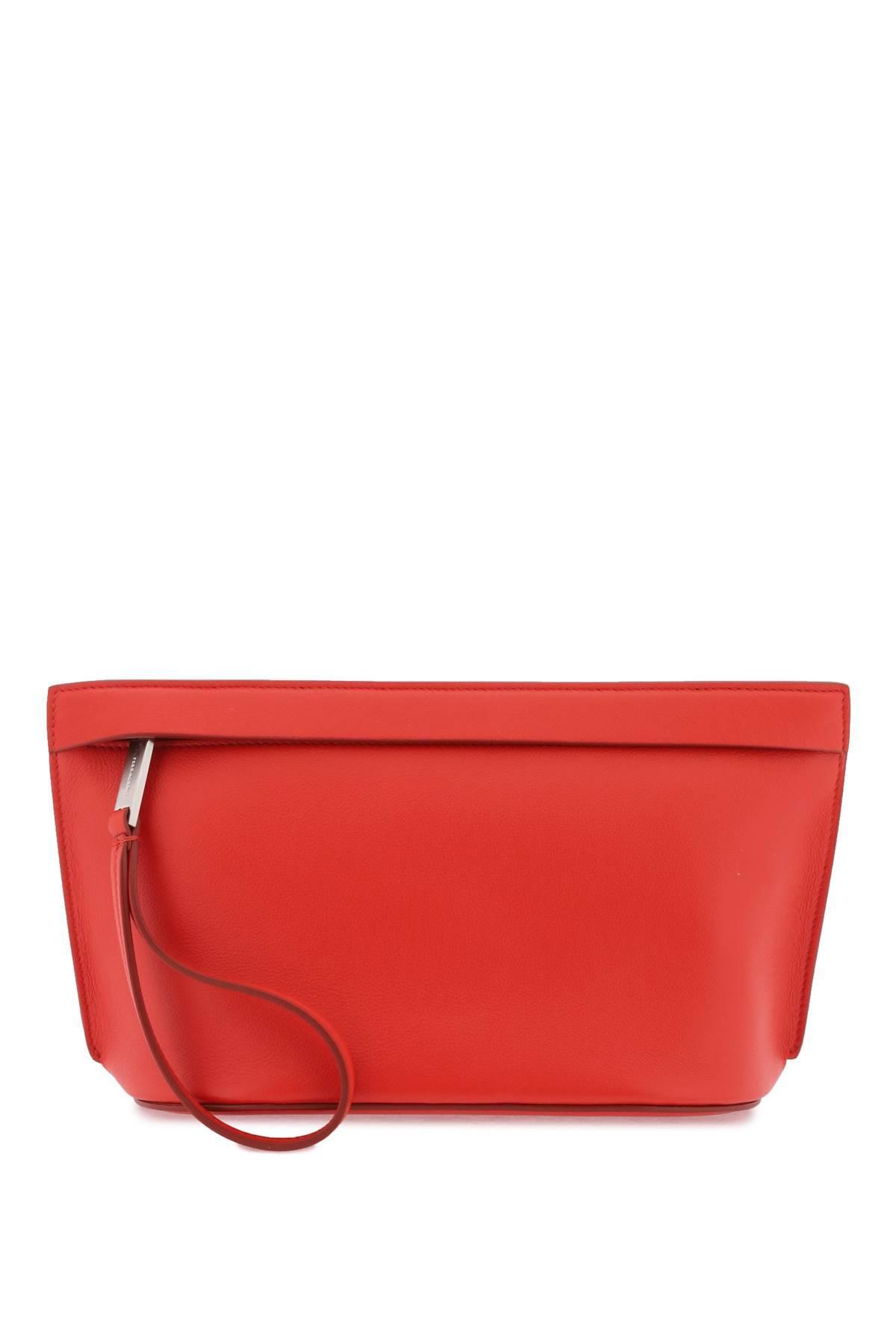 outlet factory online store Ferragamo Men s Red Geometric Pouch