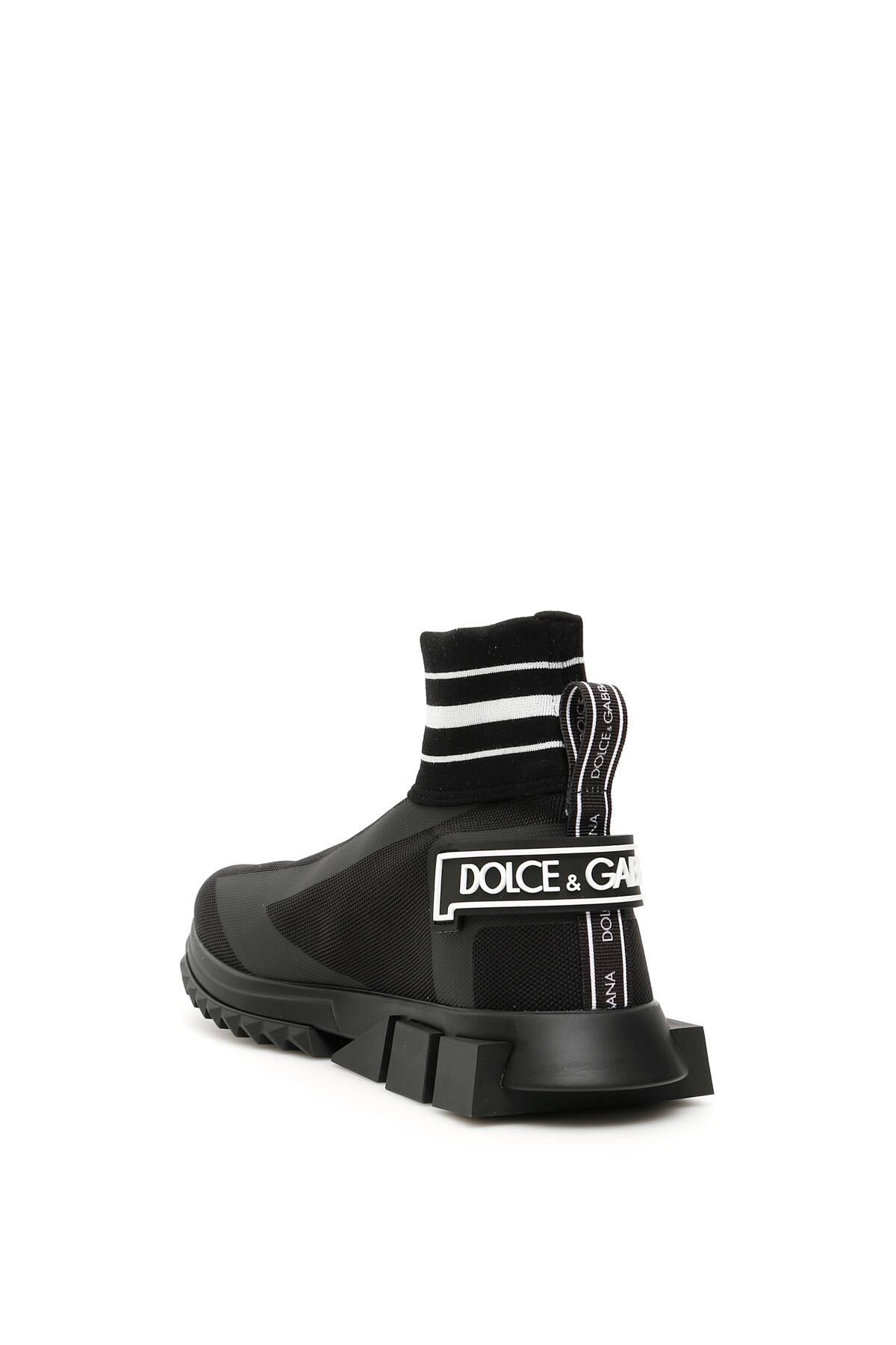 Dolce & Gabbana Rubber Sorrento Running Sneakers in Black,White (Black ...