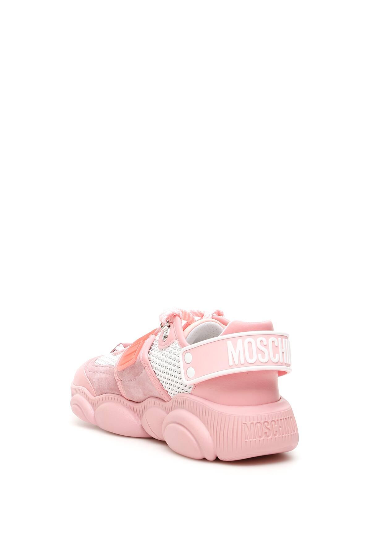 Moschino Teddy Sneakers in Pink Lyst