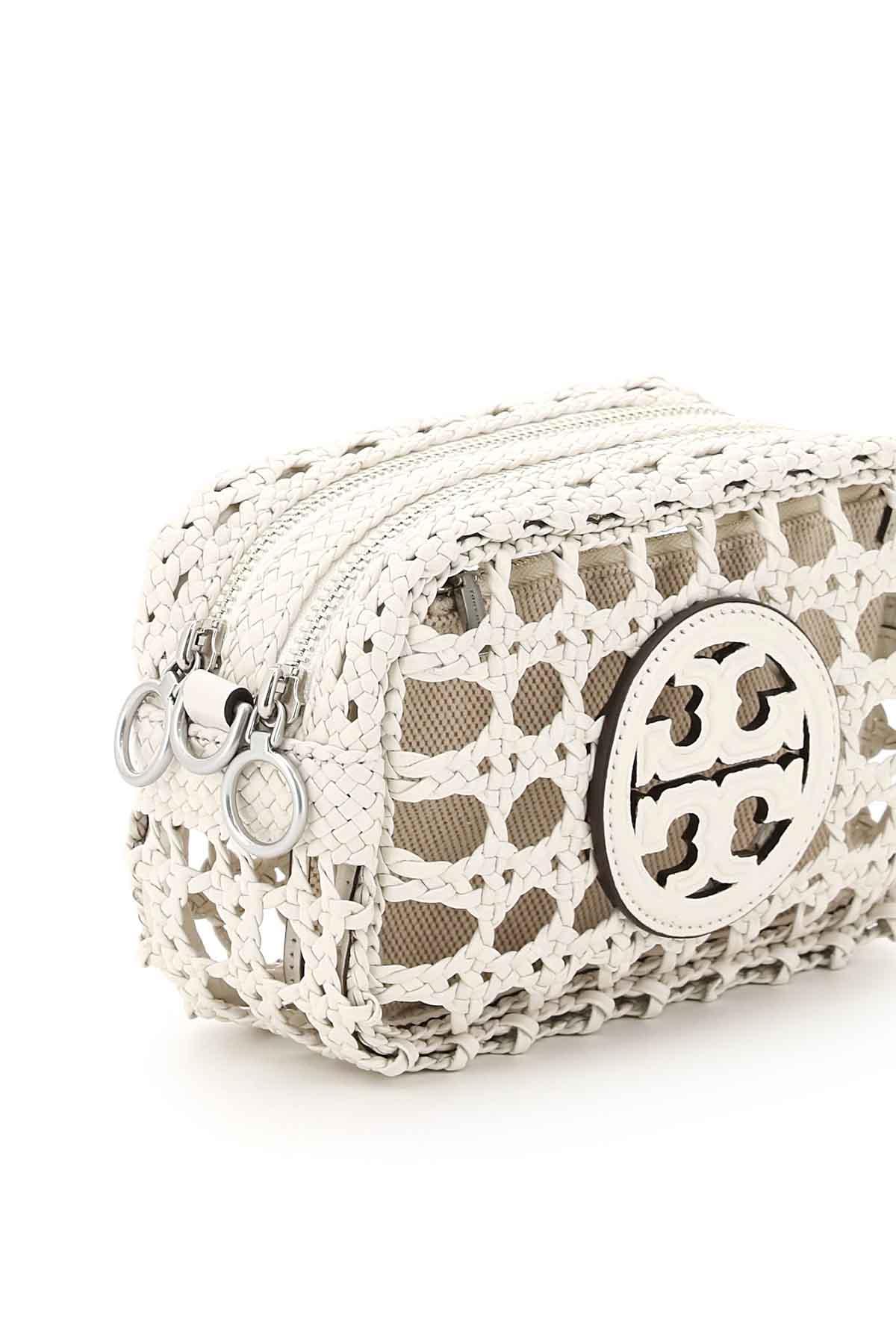 Tory Burch Perry Bombé Airtag Holder in White
