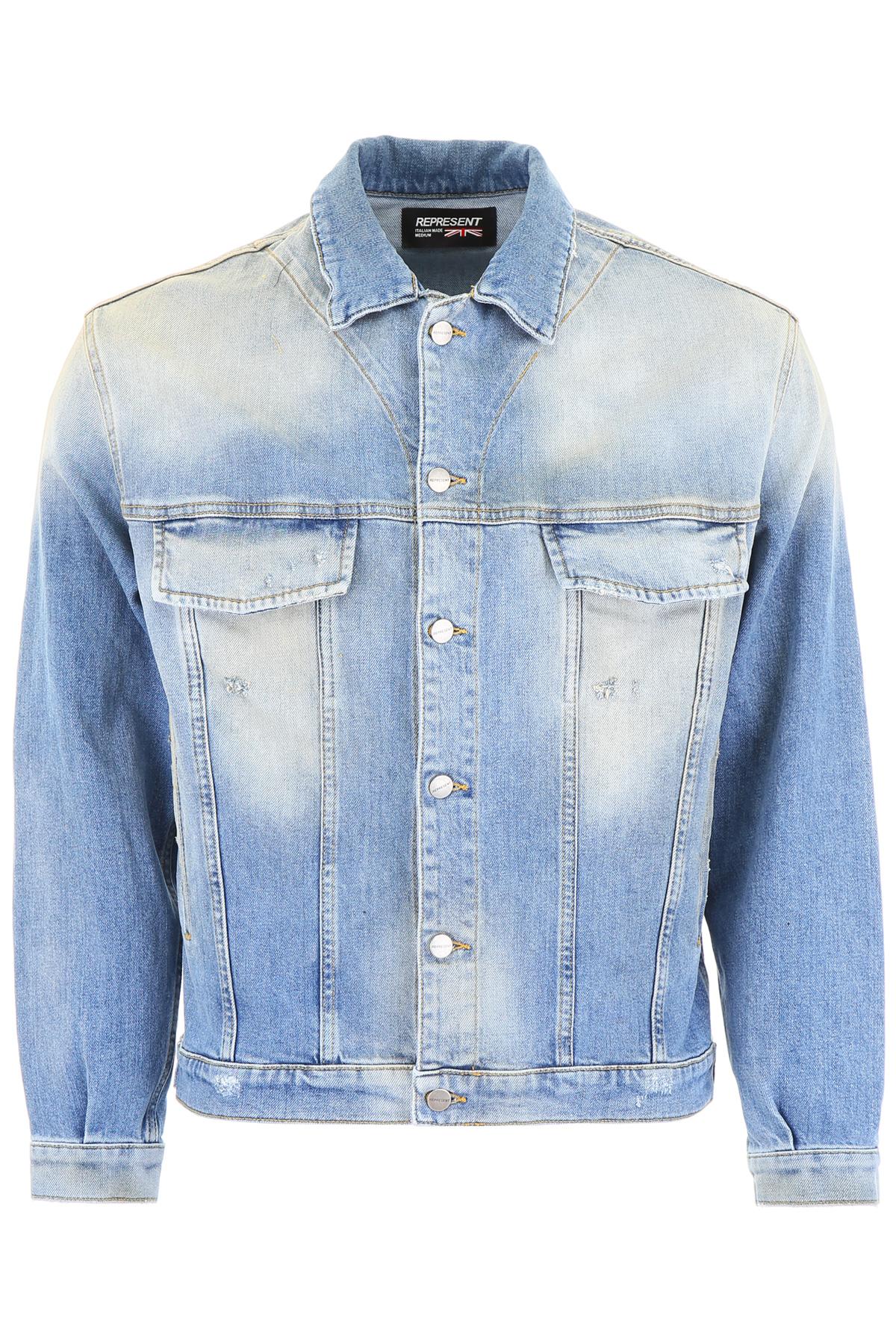 Represent Denim Jacket in Light Blue (Blue) for Men Save 40 Lyst