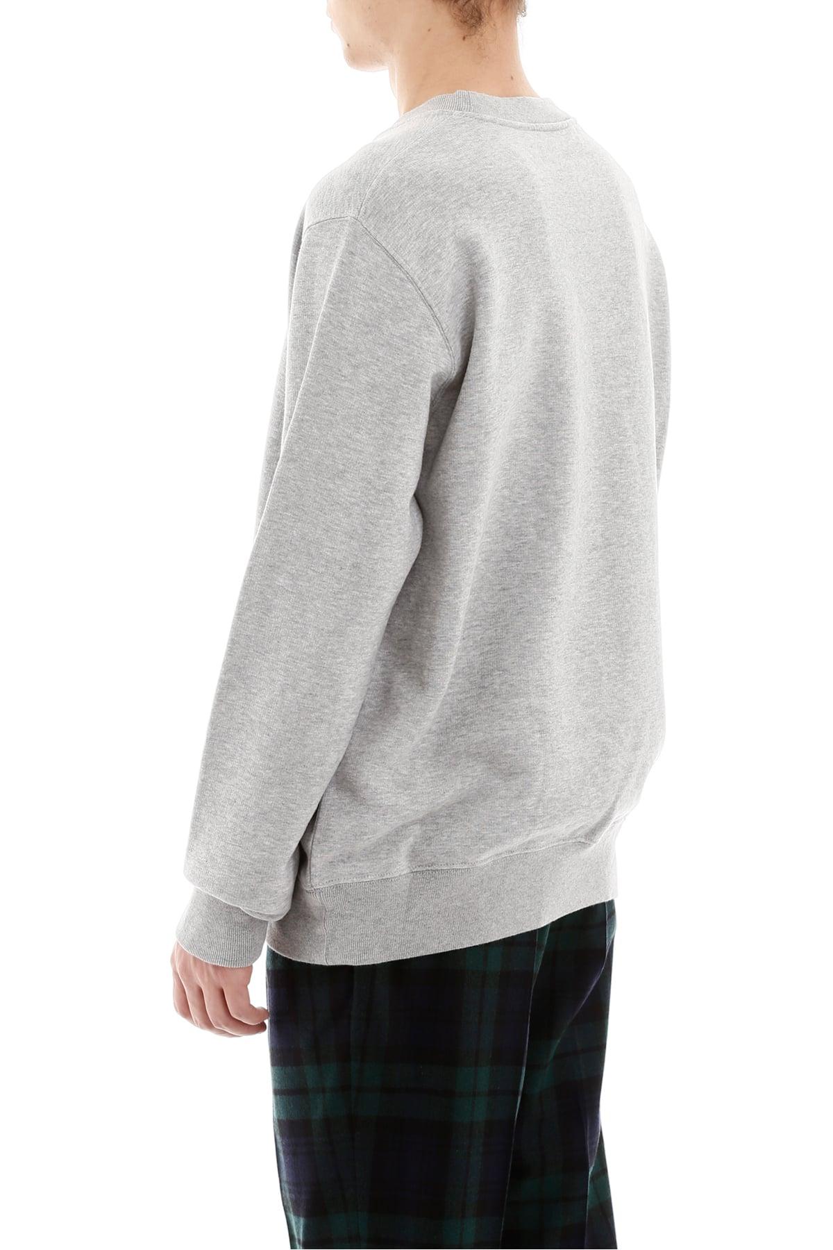 Golden Goose Goose Grey Cotton Sweatshirt in Gray for Men | Lyst